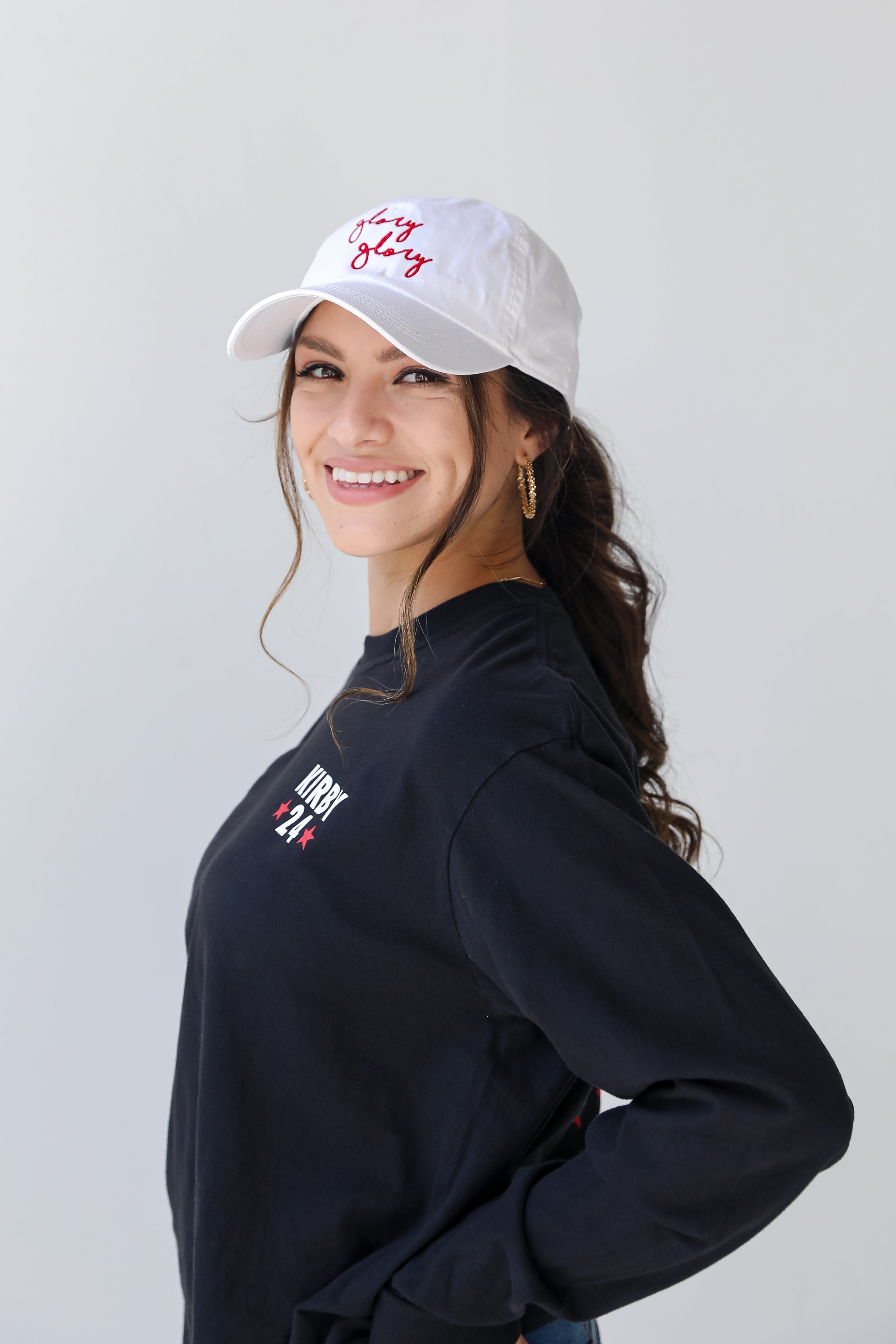 Glory Glory Embroidered Hat side view UGA Hats Online