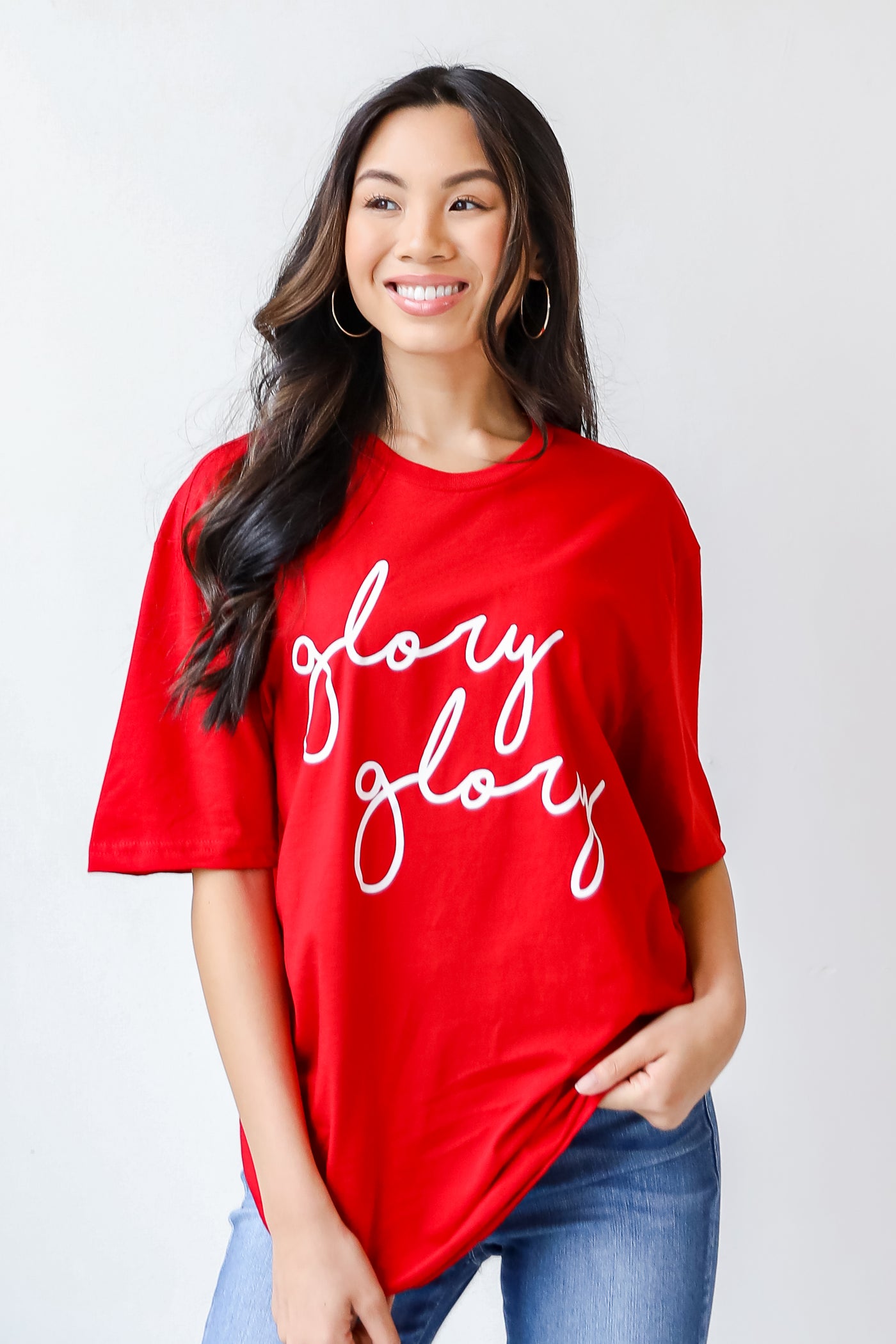 Red Glory Glory Script Tee from dress up