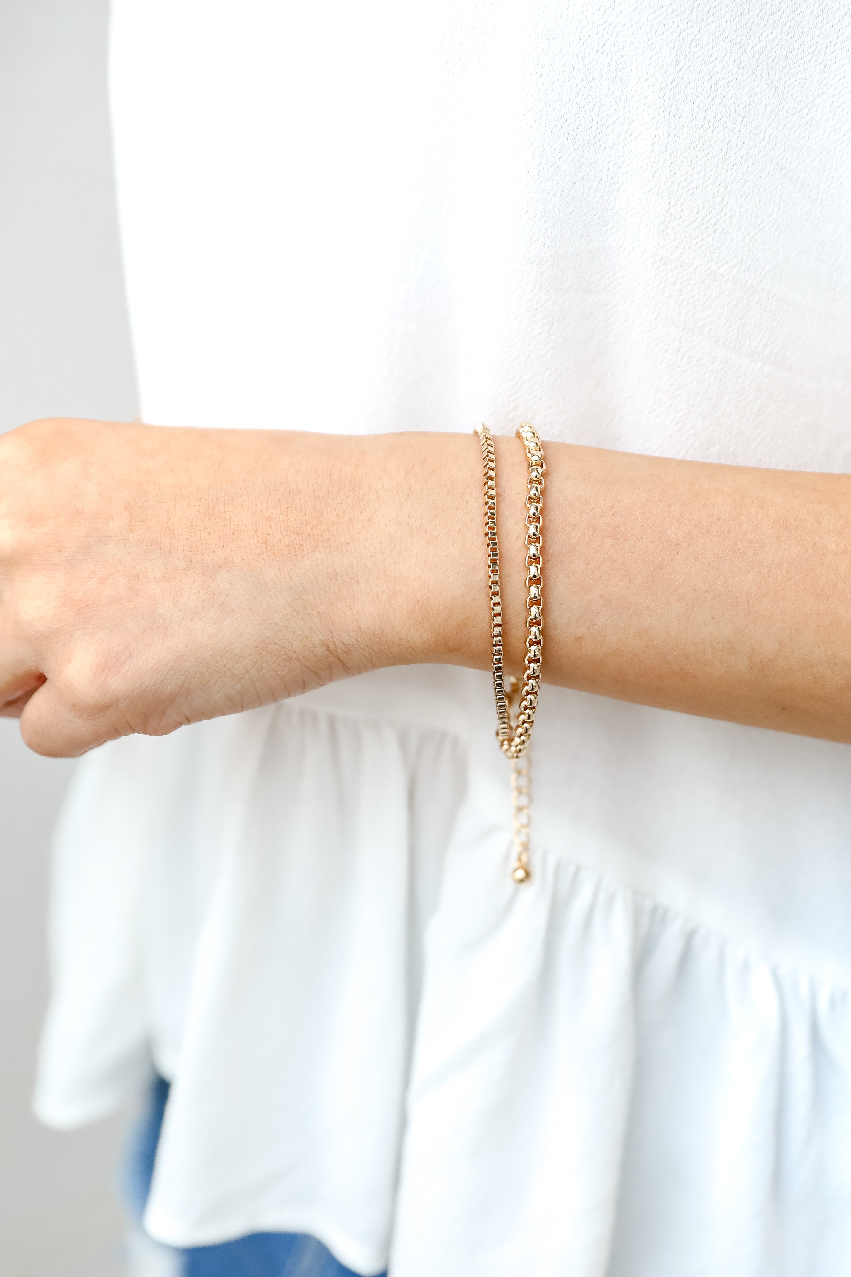 Gold Layered Chain Bracelet