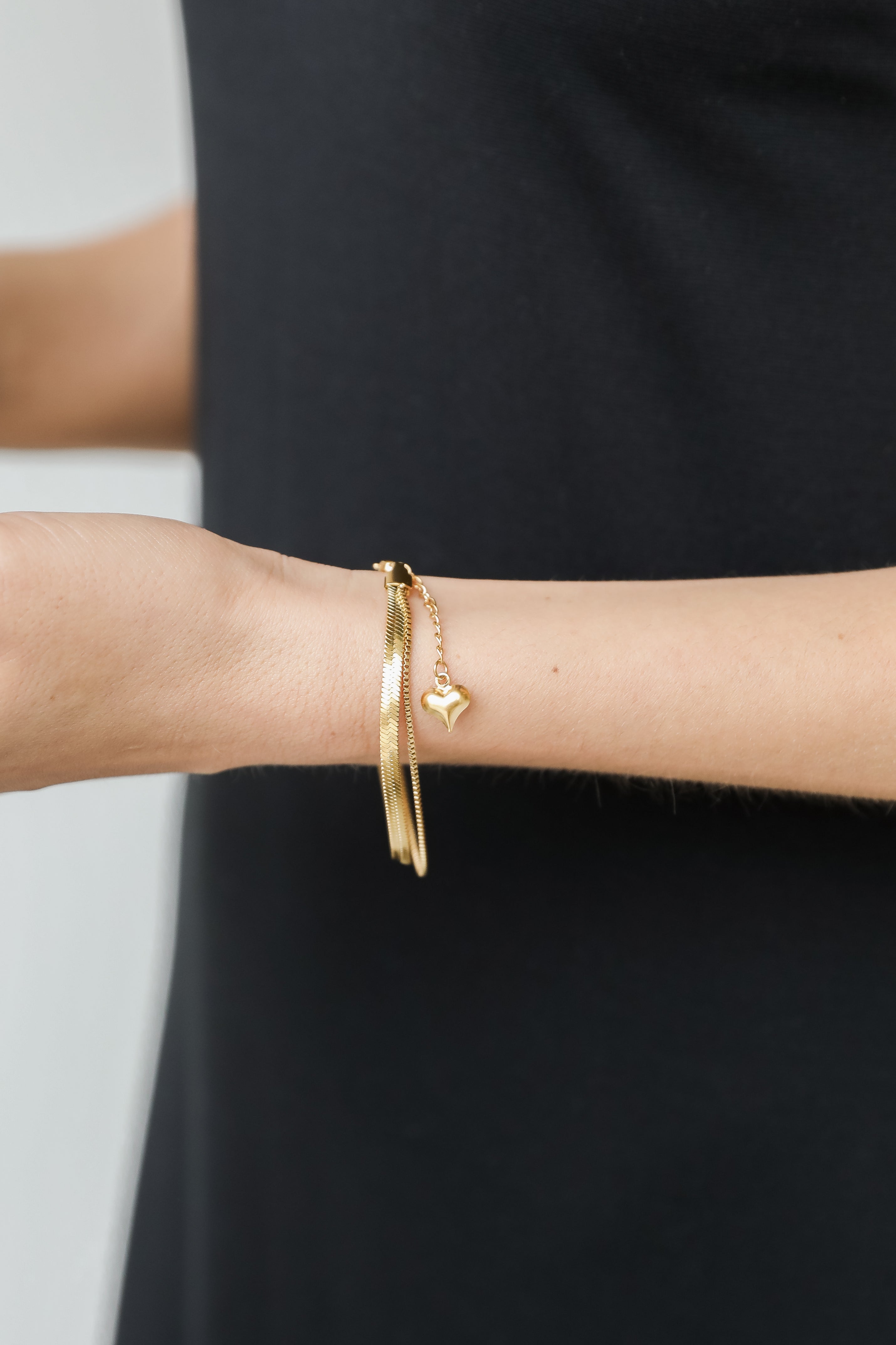 Gold Layered Chain Bracelet