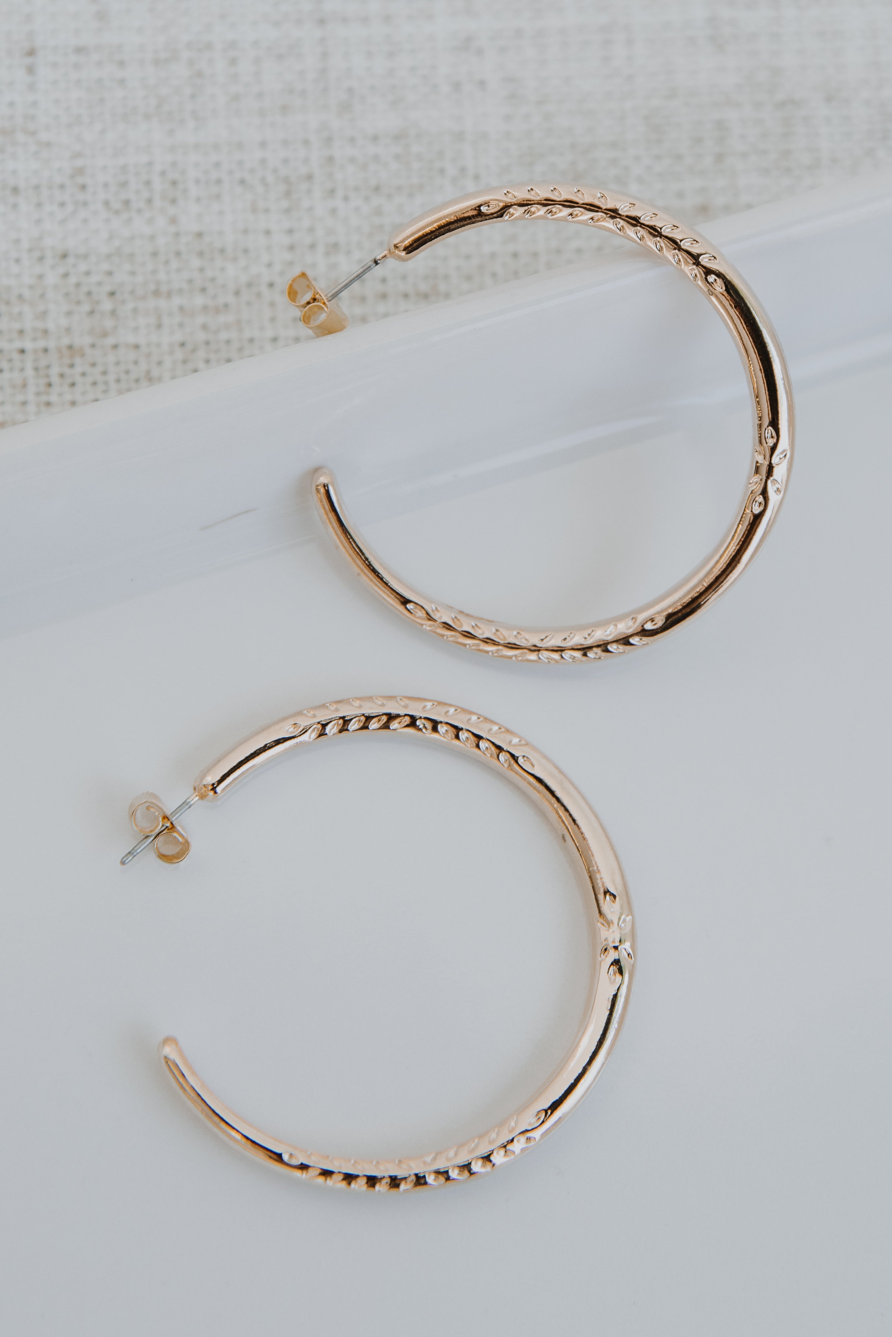 Gold Hoop Earrings from dress up