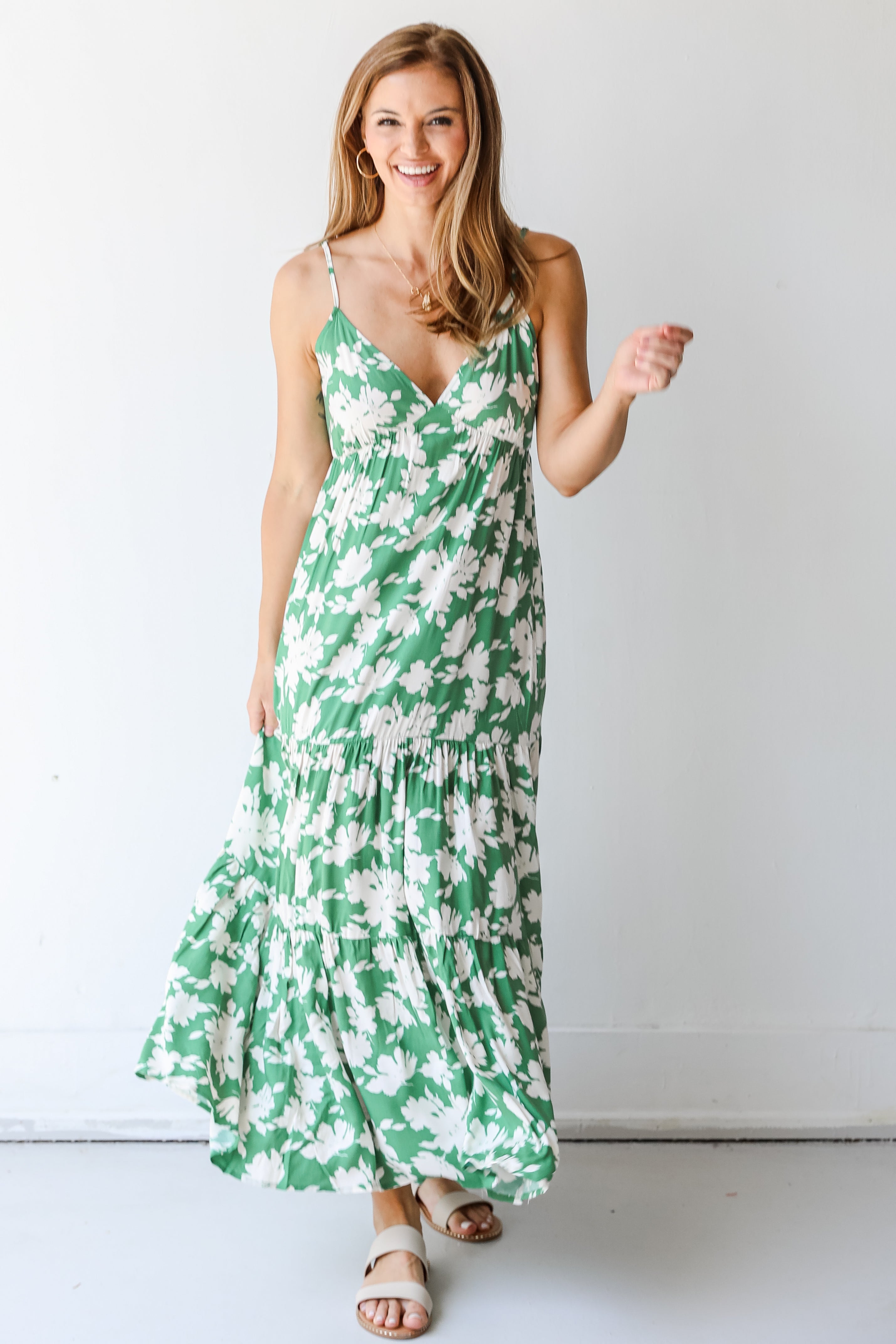 Floral Maxi Dress from dress up