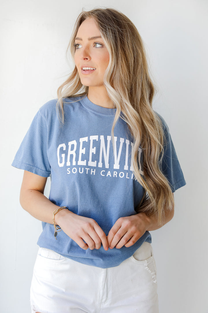 Blue Greenville South Carolina on model