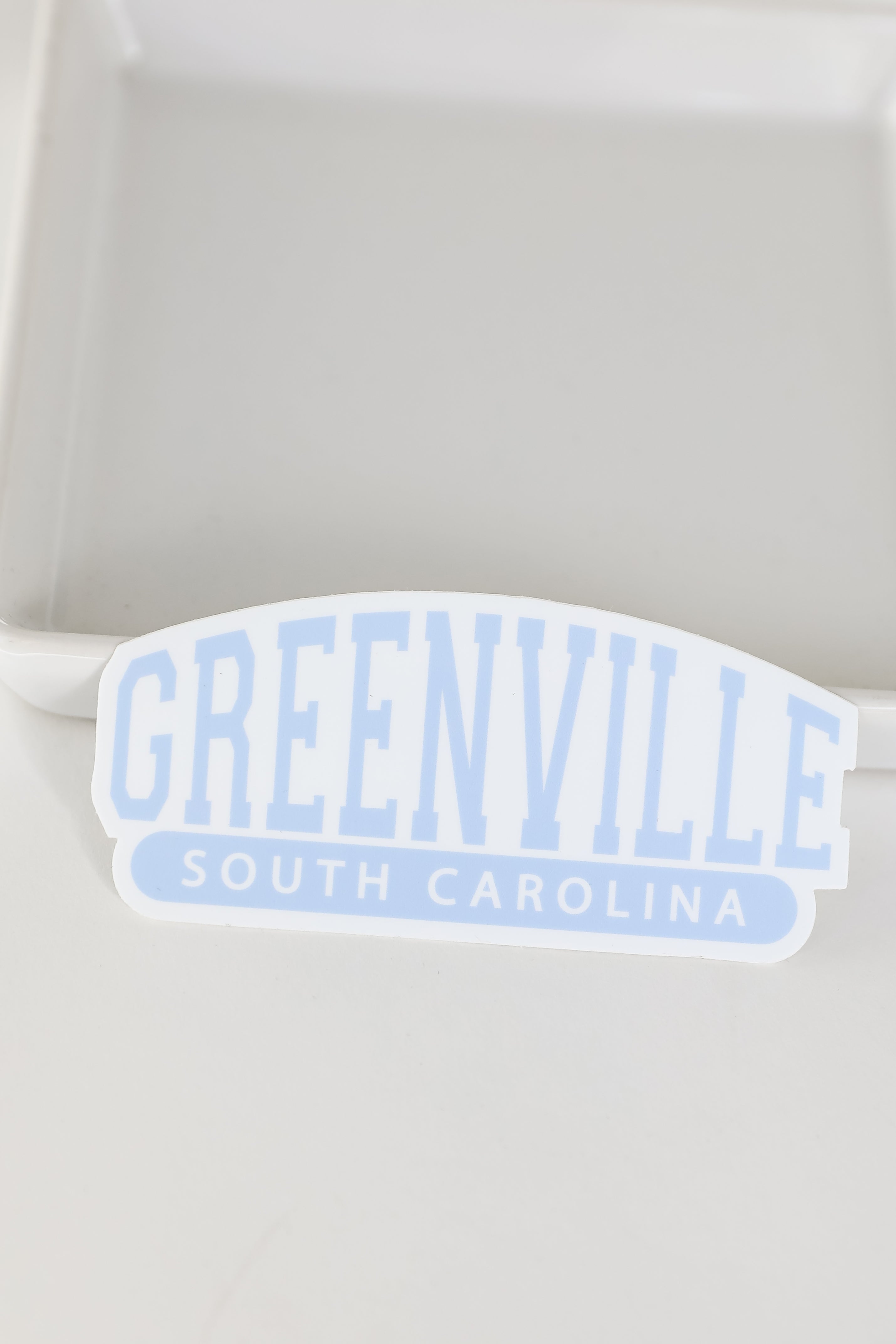 Light Blue Greenville South Carolina Sticker from dress up
