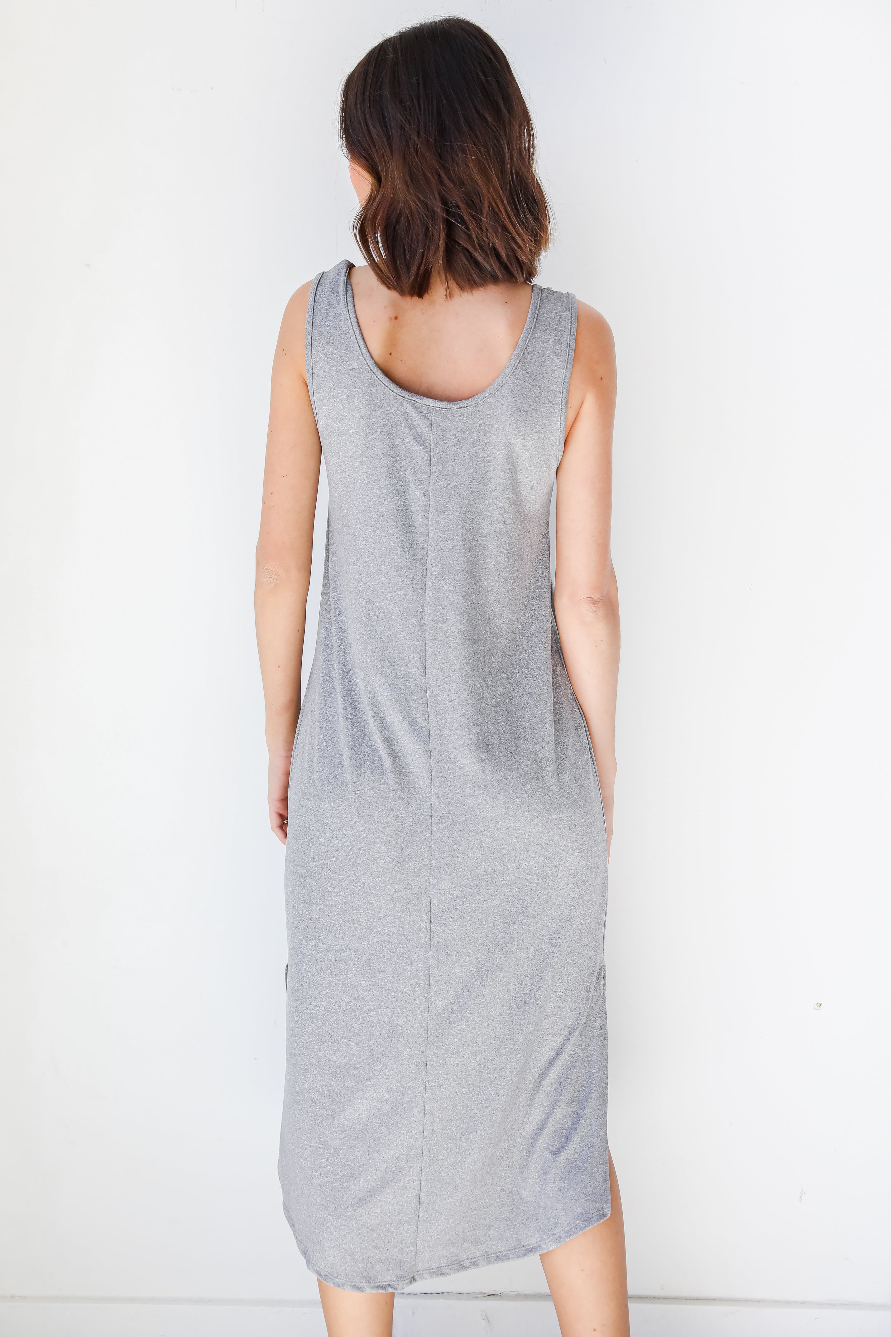 Midi Dress back view