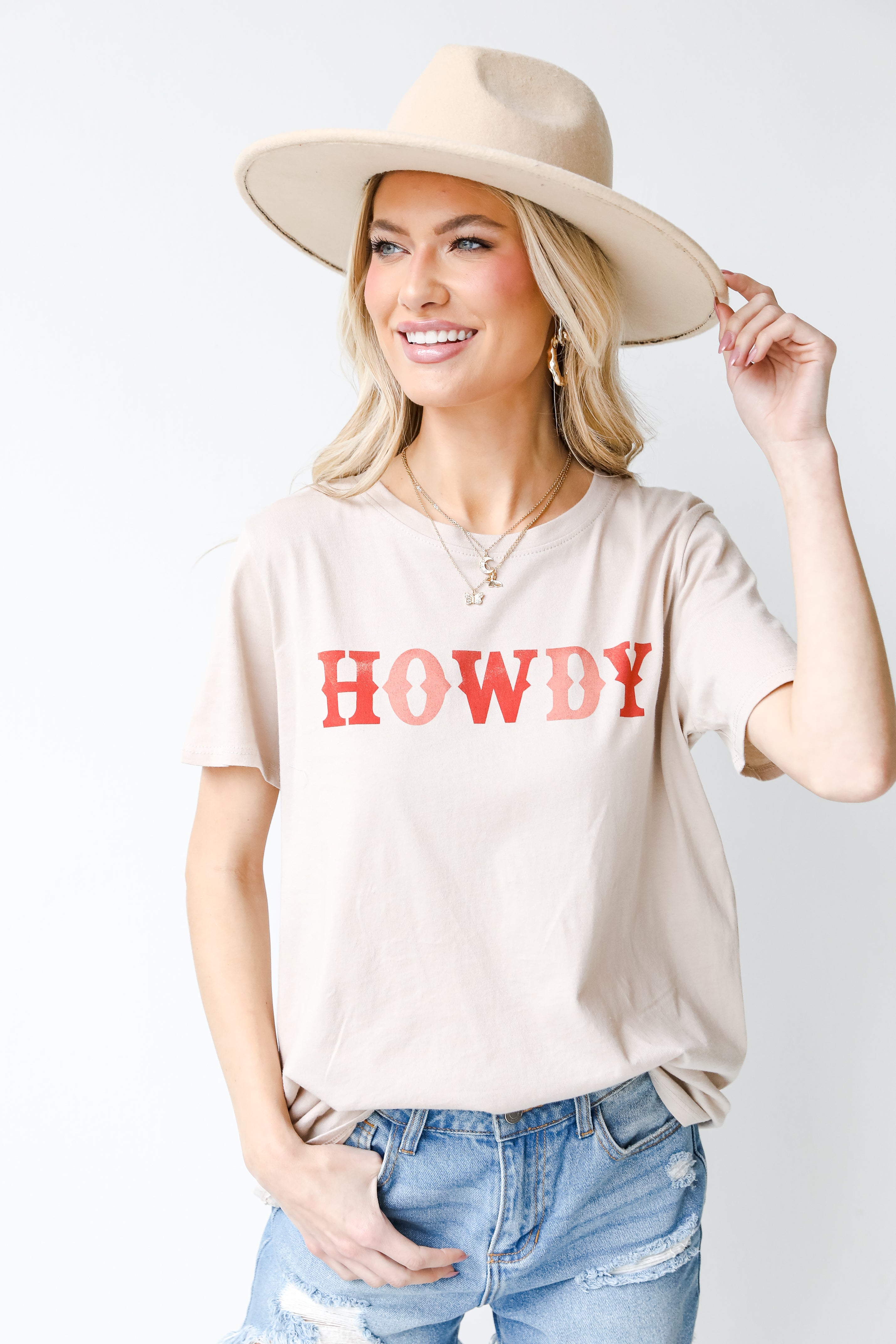 Howdy Oversized Graphic Tee