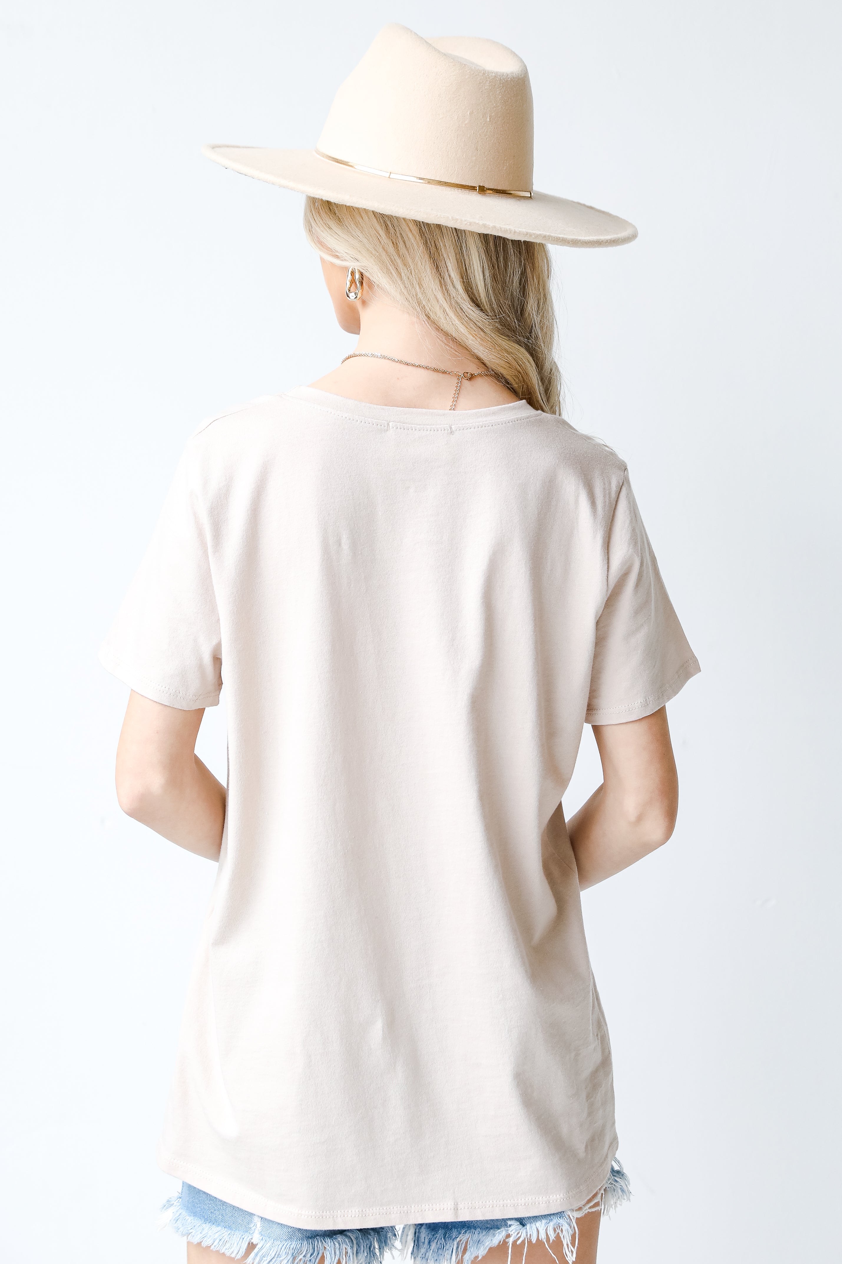 Howdy Oversized Graphic Tee back view