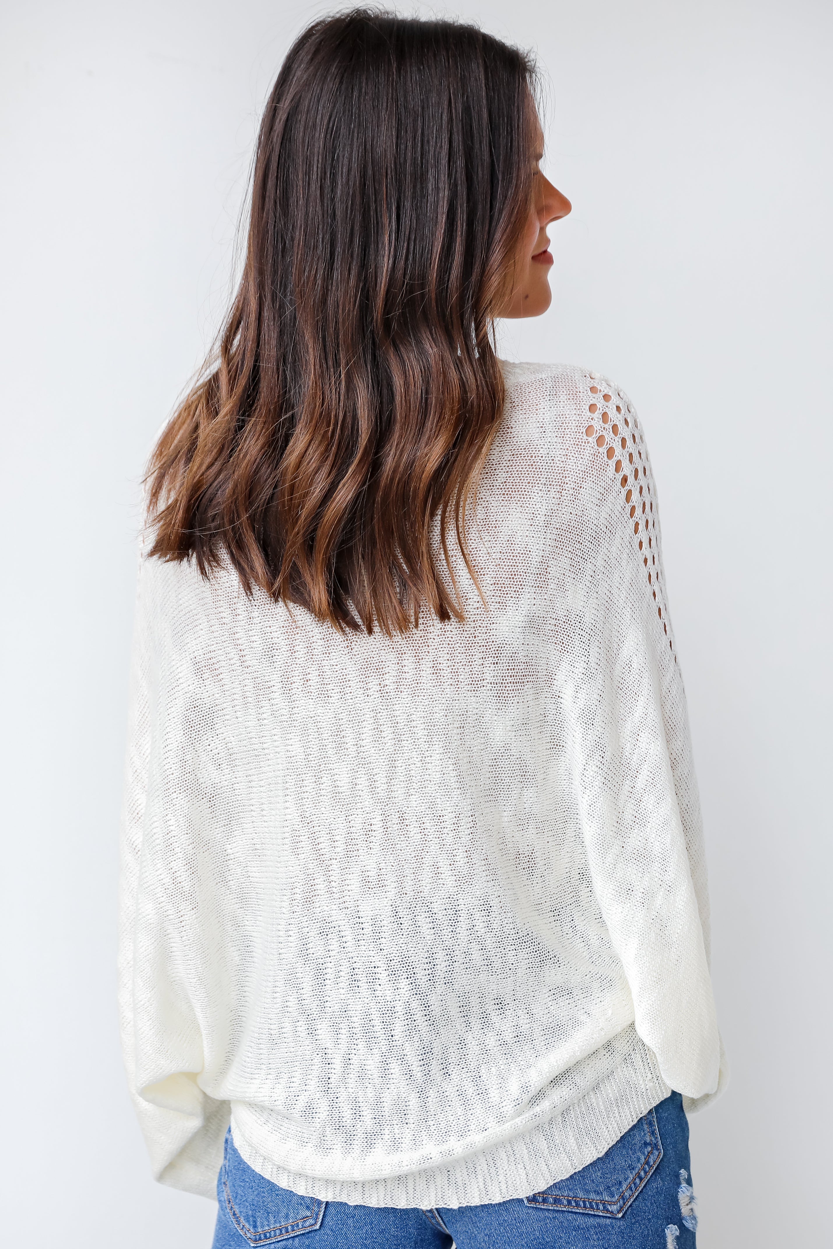 Knit Top back view