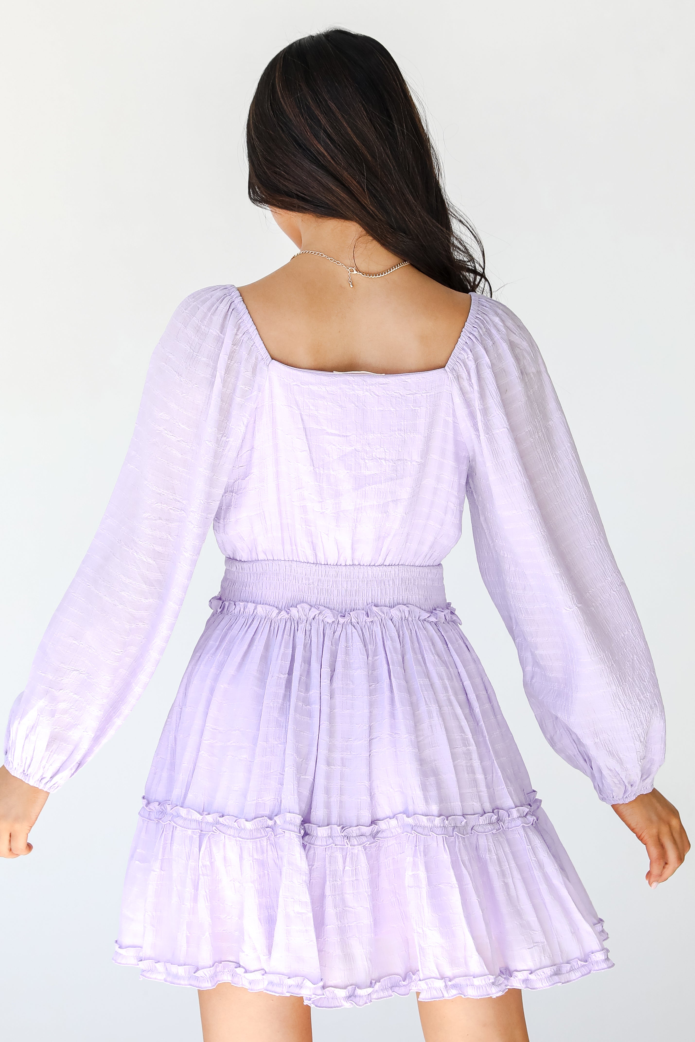 Tiered Dress back view