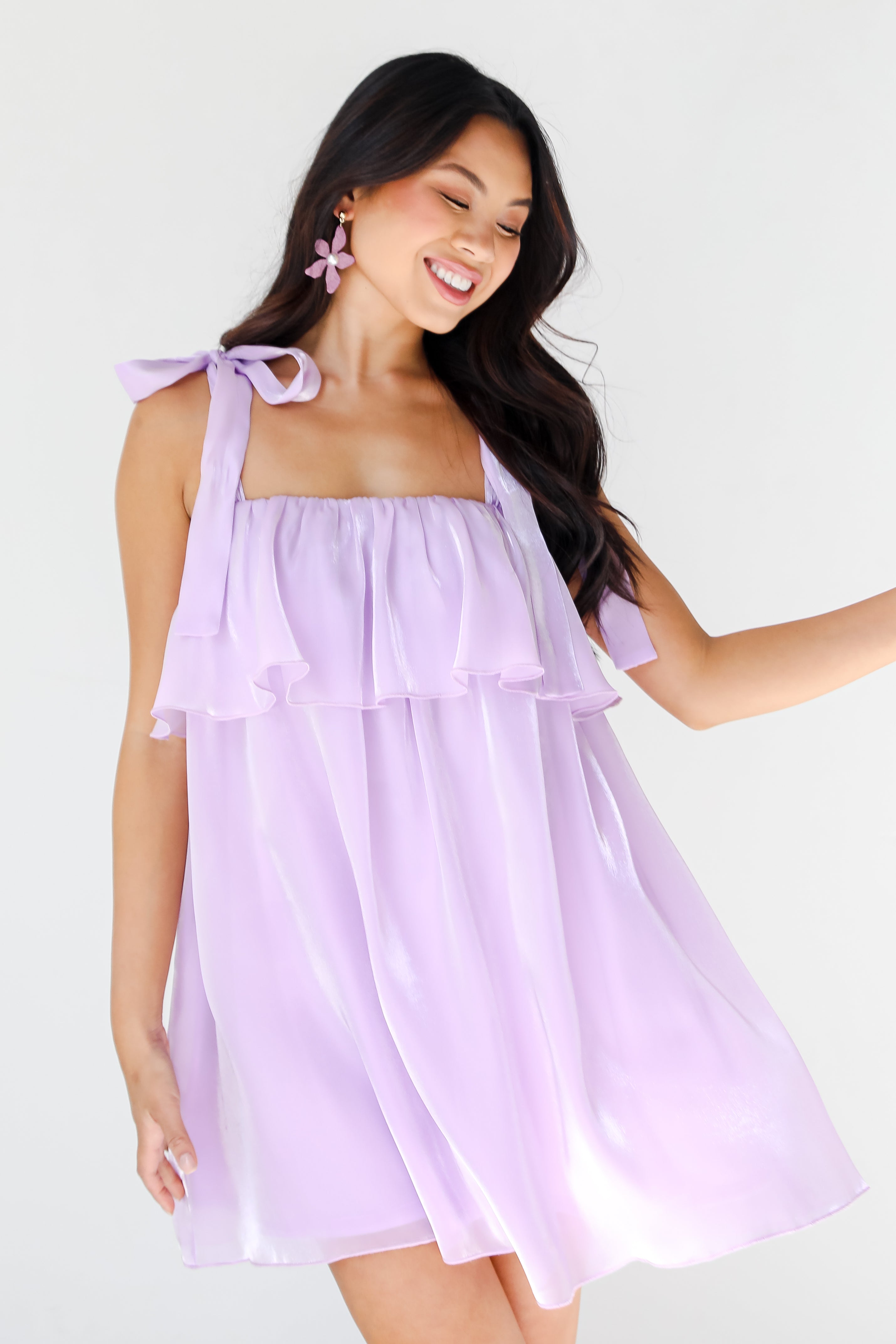 Iridescent Mini Dress