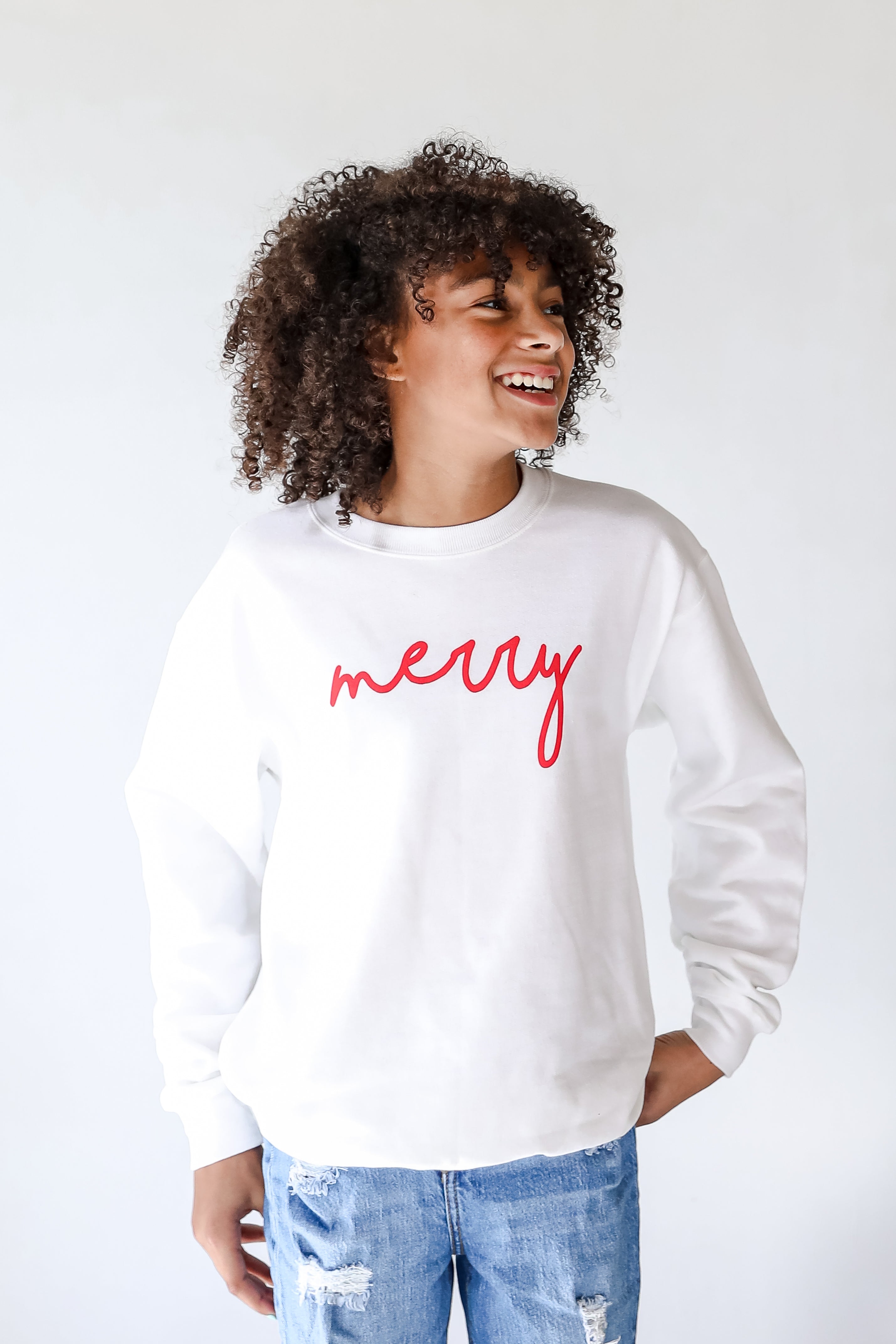Youth Merry Script Pullover from dress up