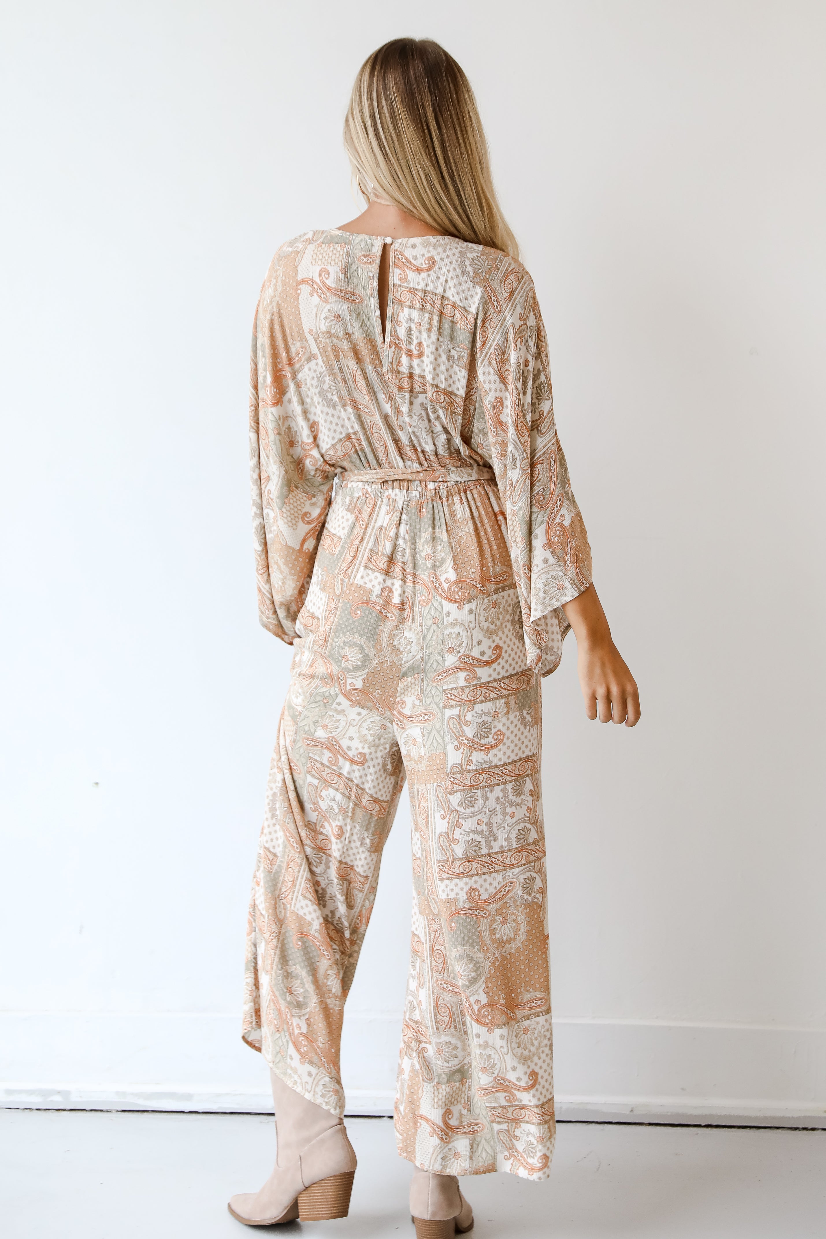 Paisley Jumpsuit back view