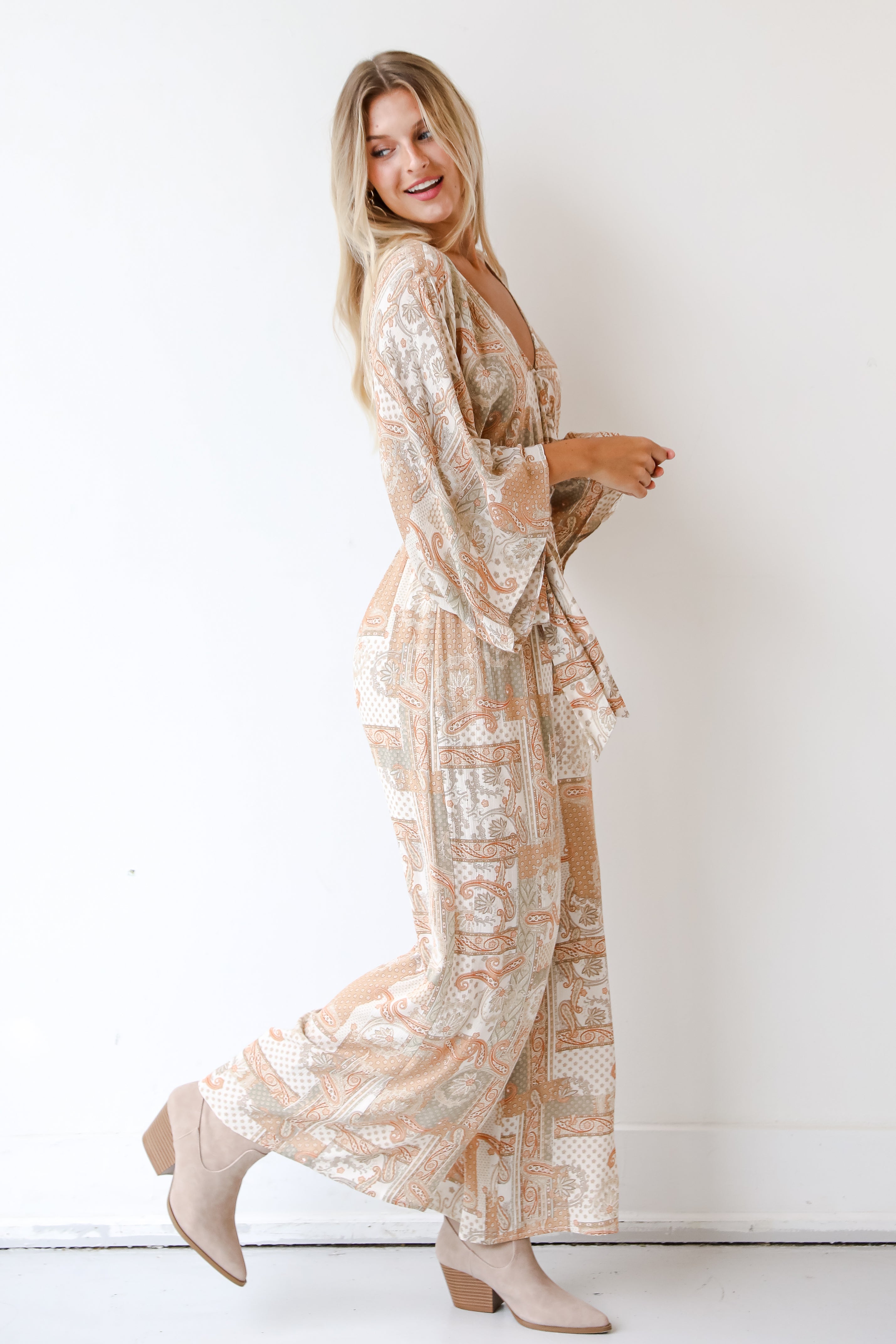 Paisley Jumpsuit side view