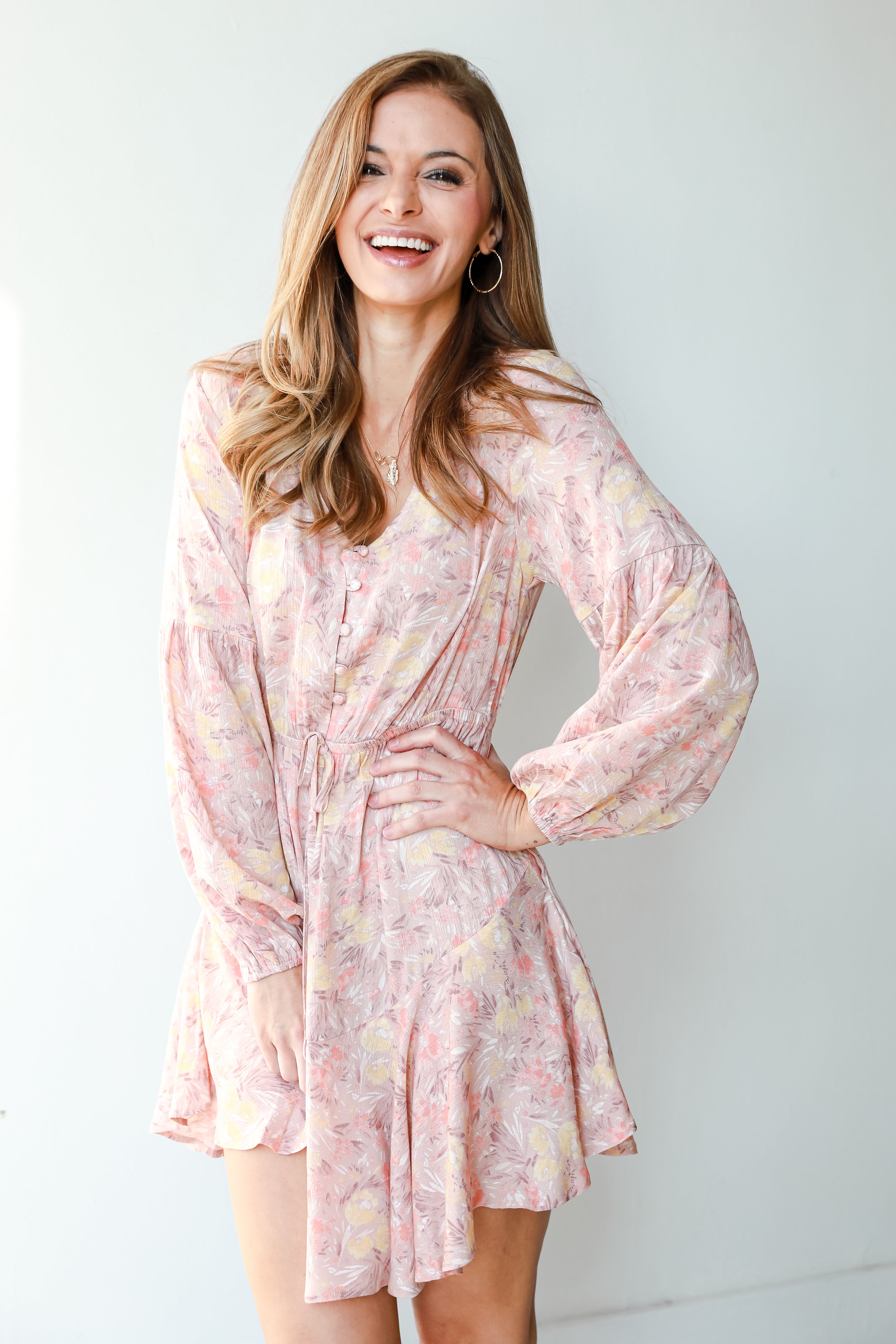 Floral Mini Dress from dress up