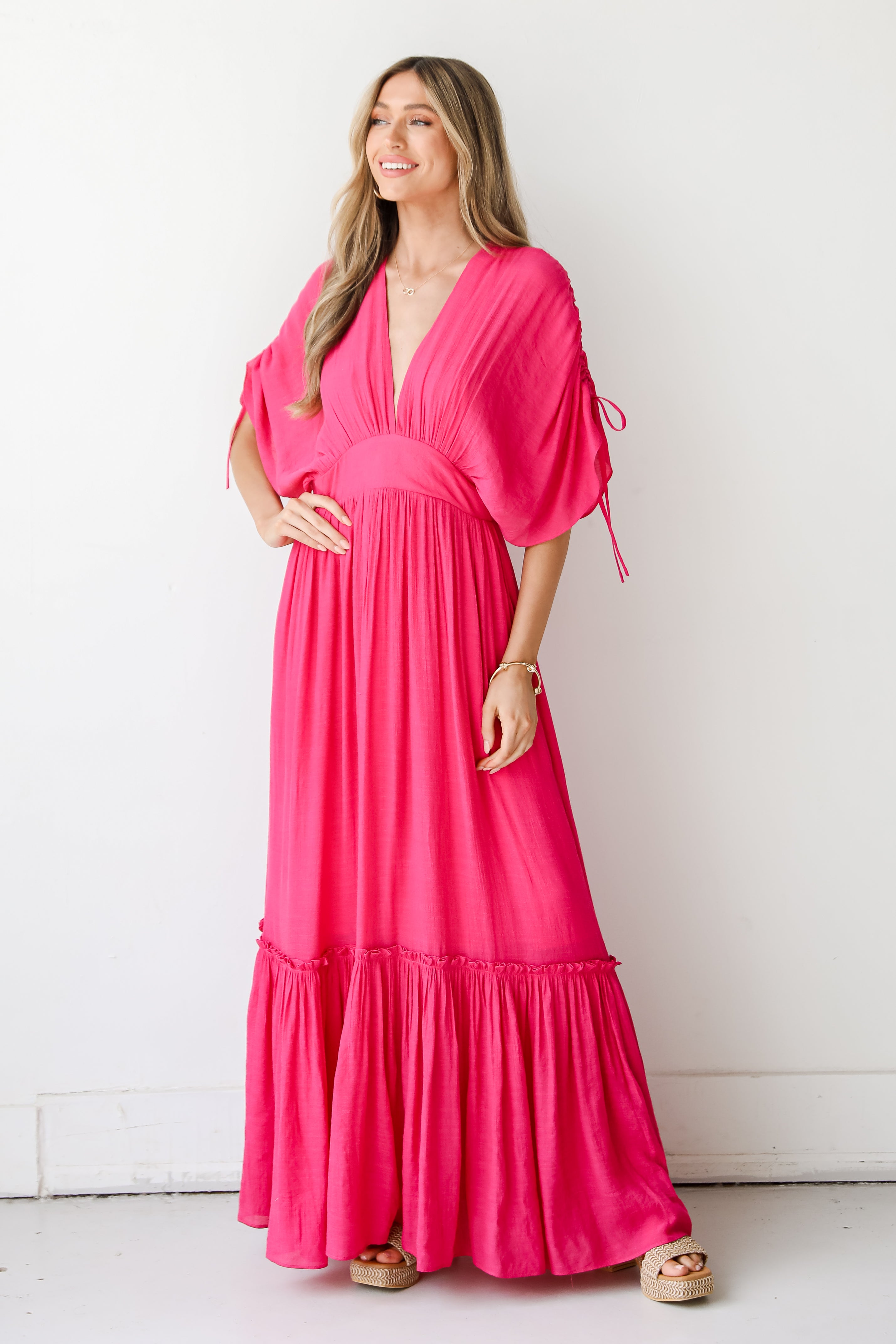 hot pink Maxi Dress
