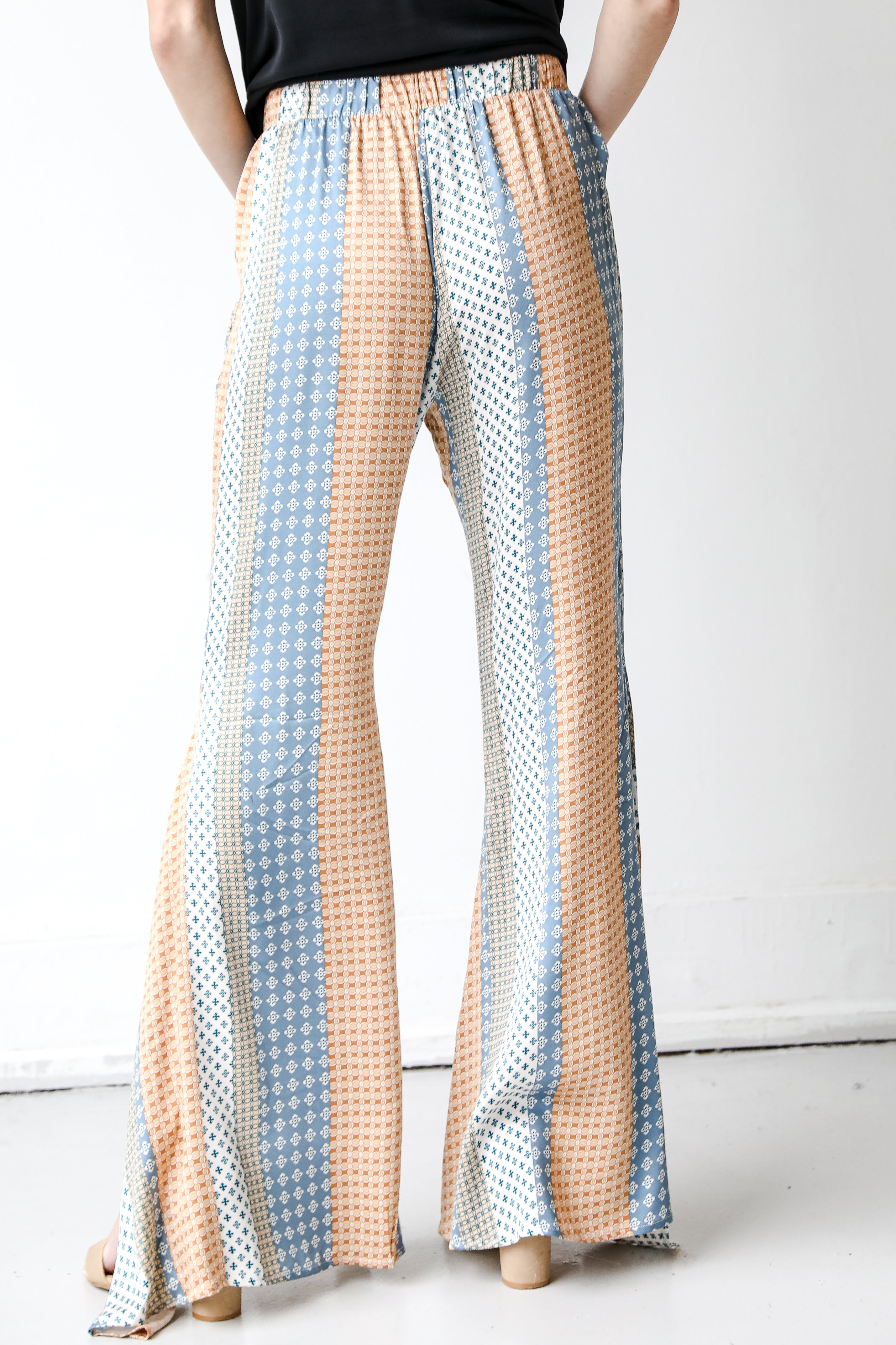 Flare Pants back view