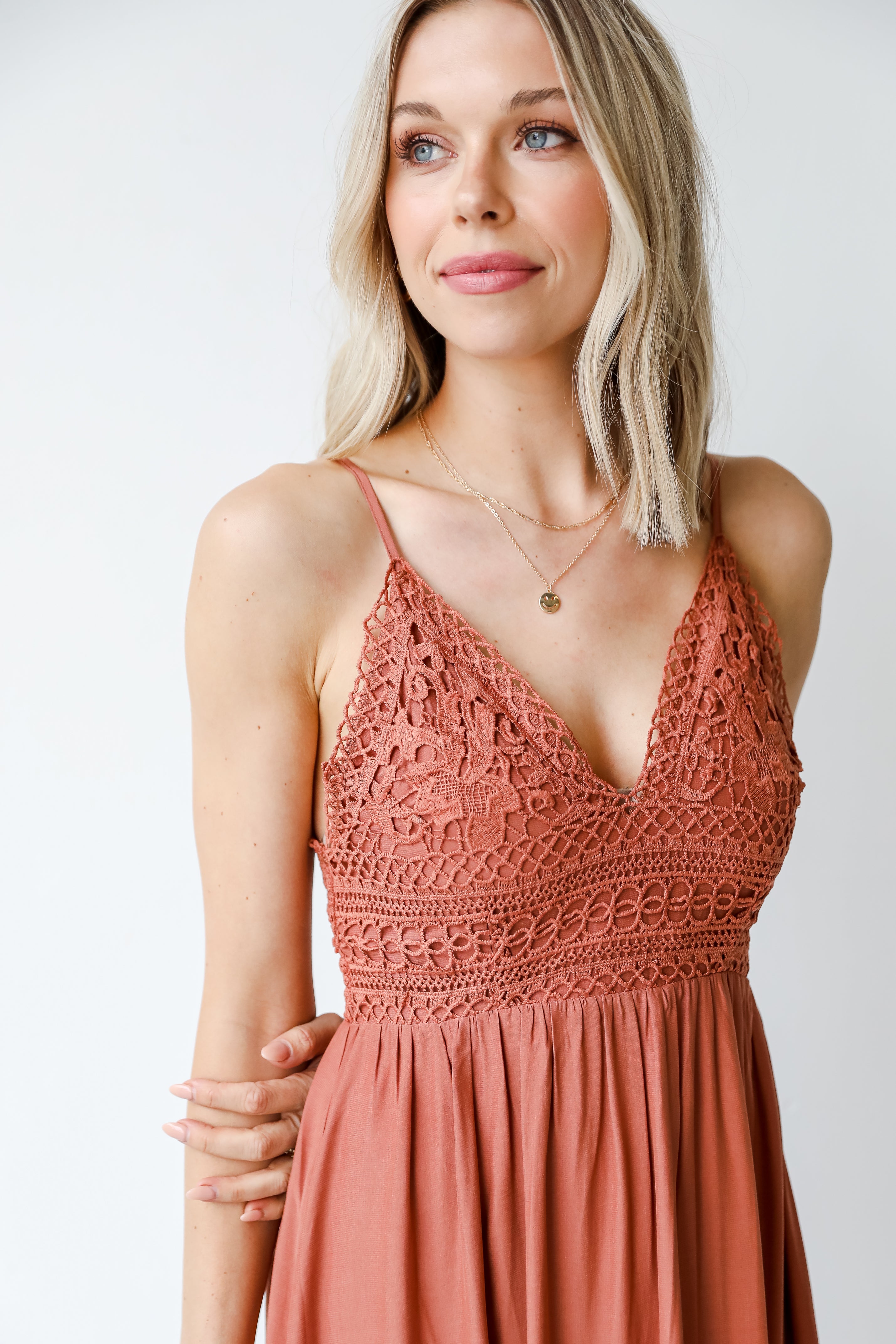 Crochet Maxi Dress from dress up