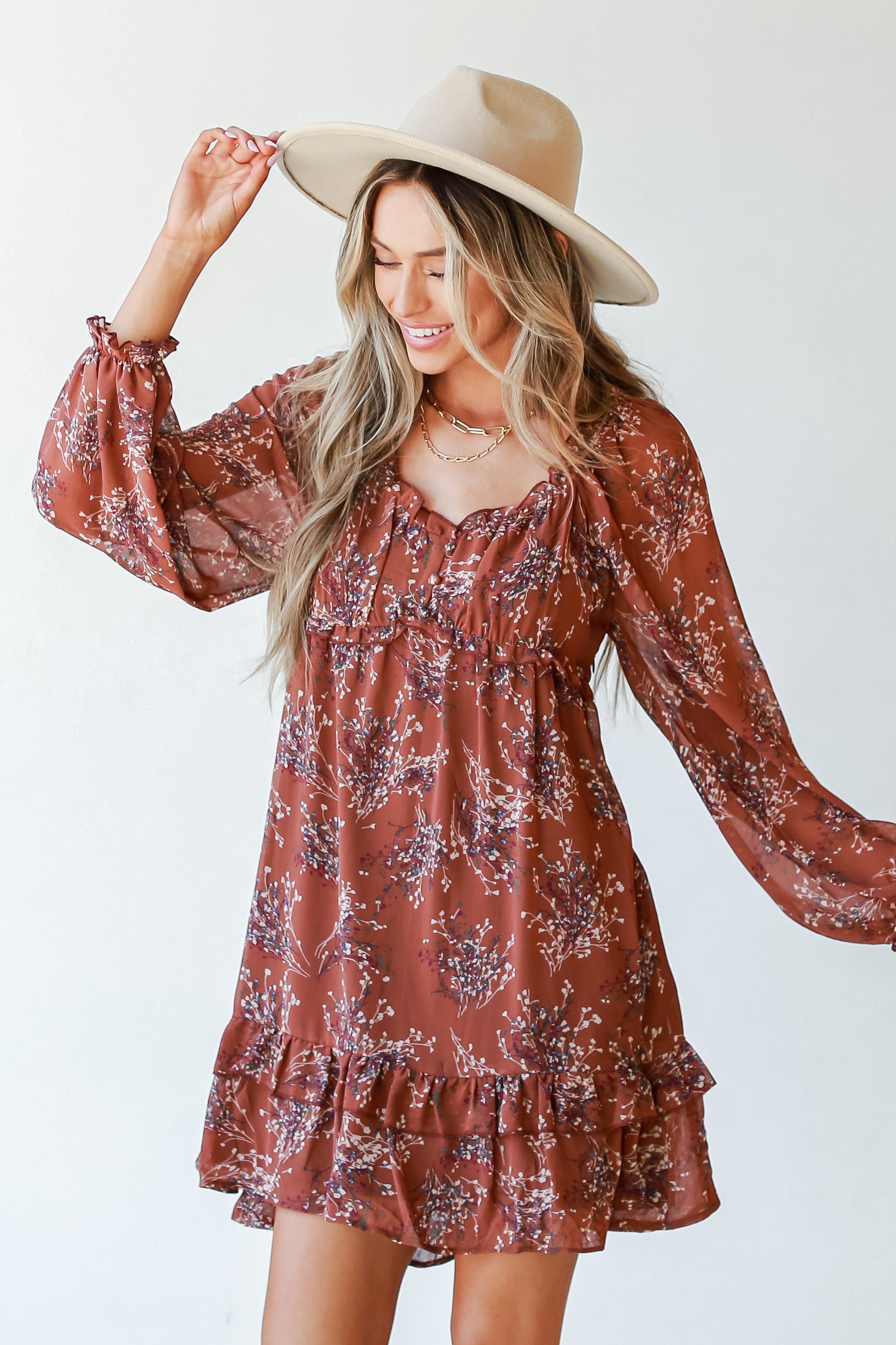 Floral Babydoll Dress