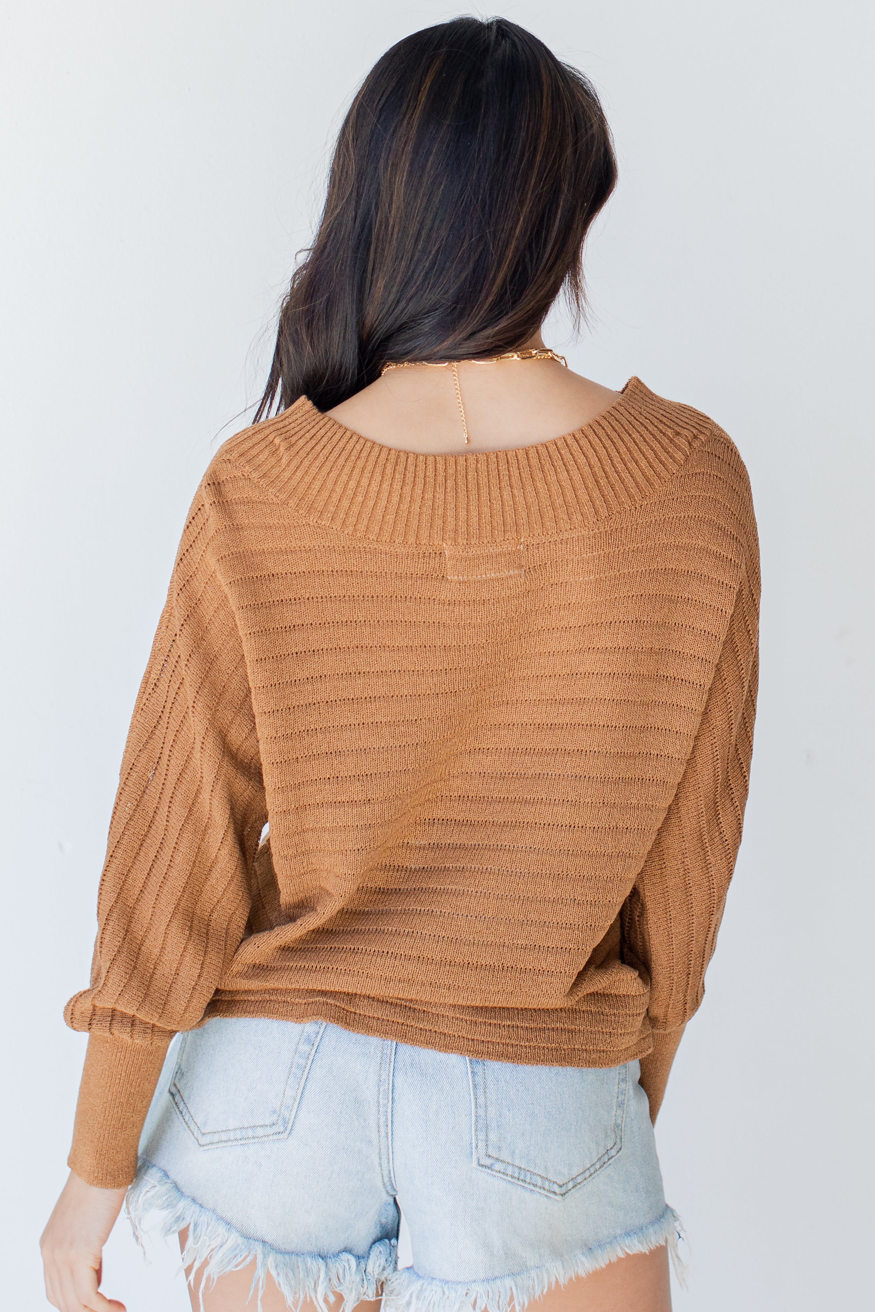 Sweater back view