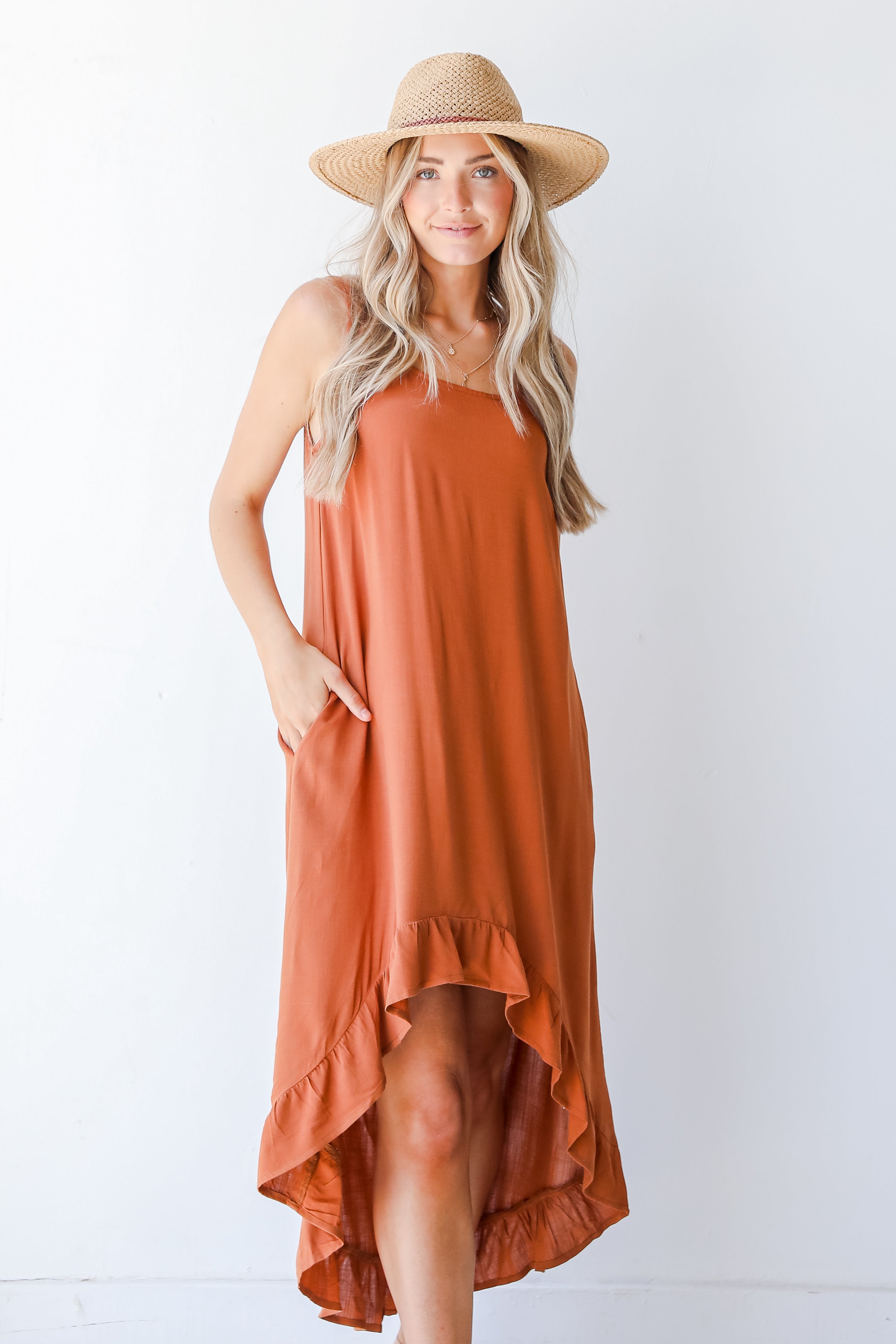 Sweet Surprise Ruffle Maxi Dress