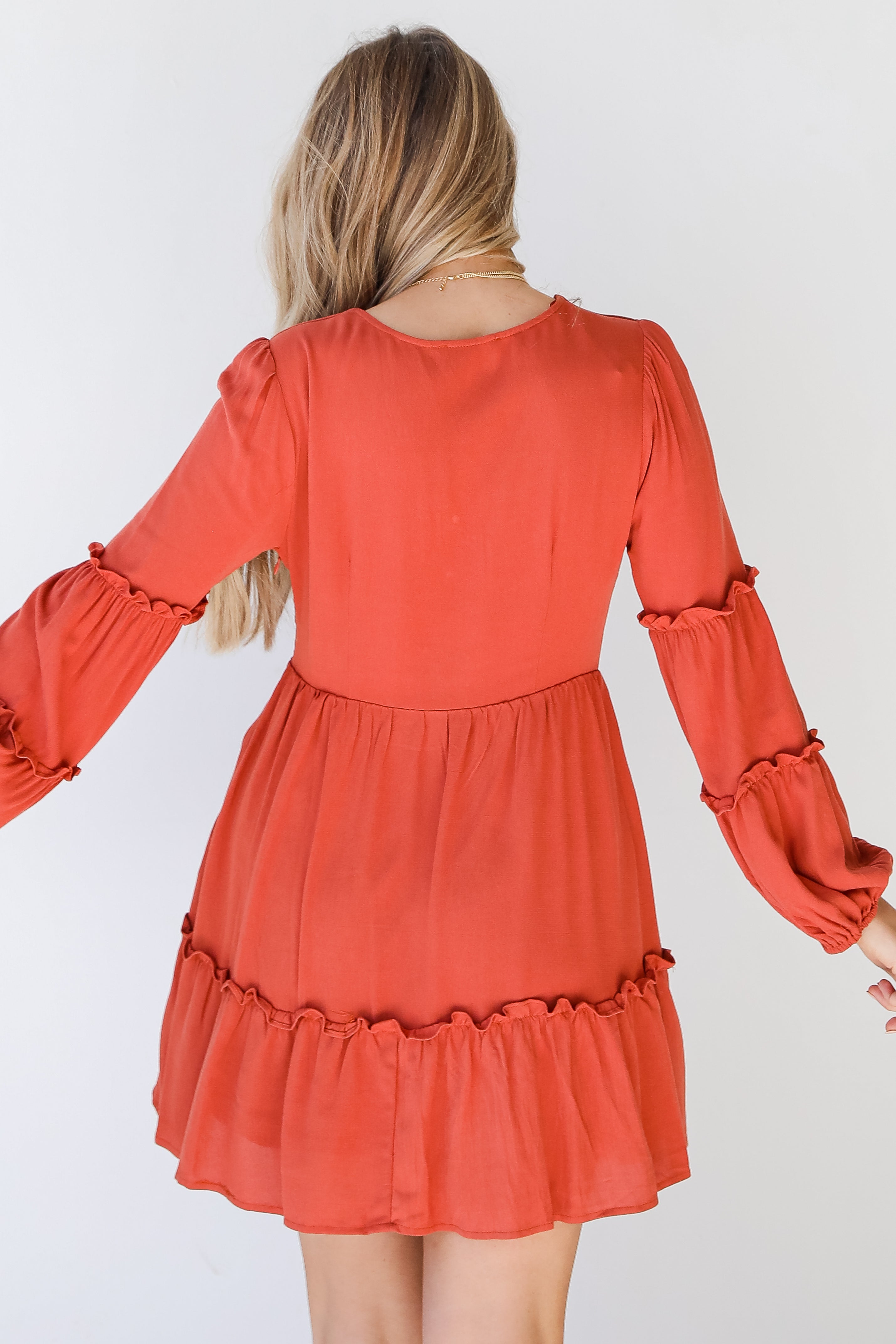 Babydoll Dress back view