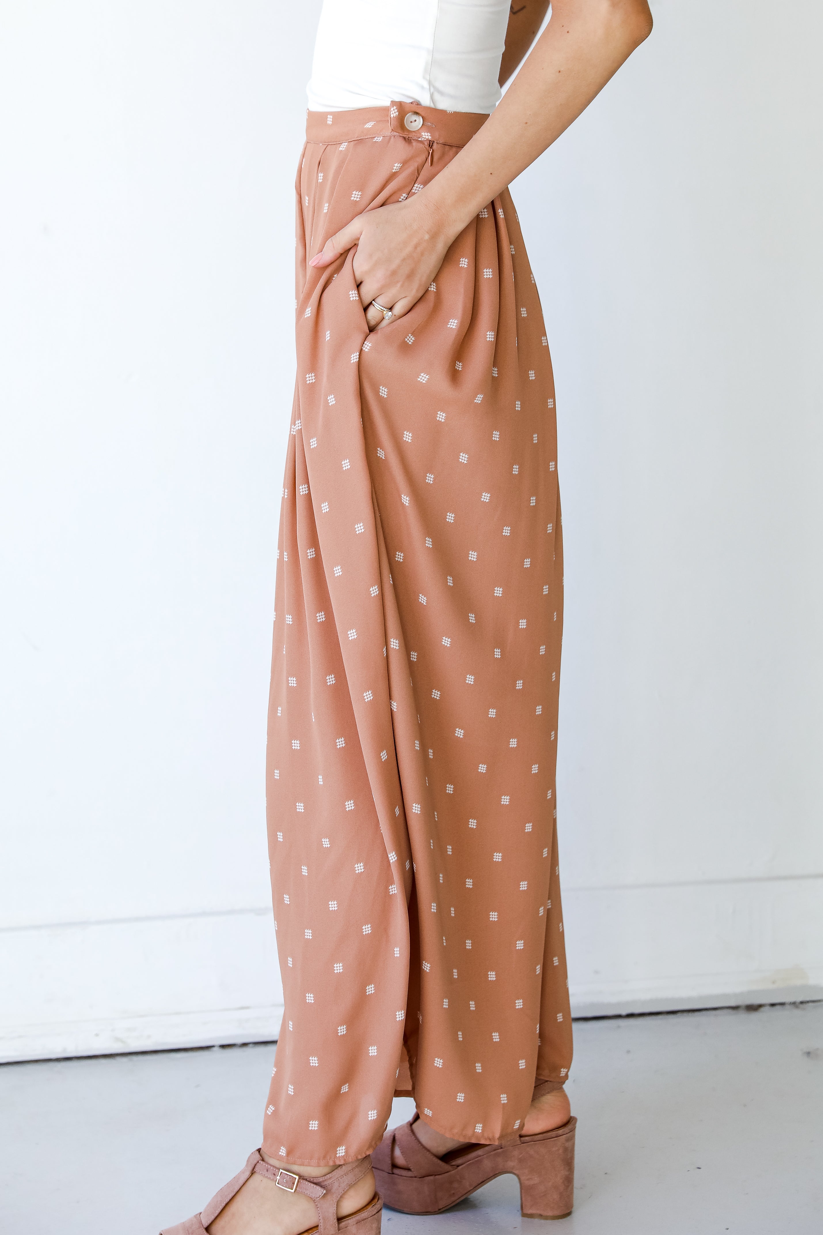 Wide Leg Pants side view