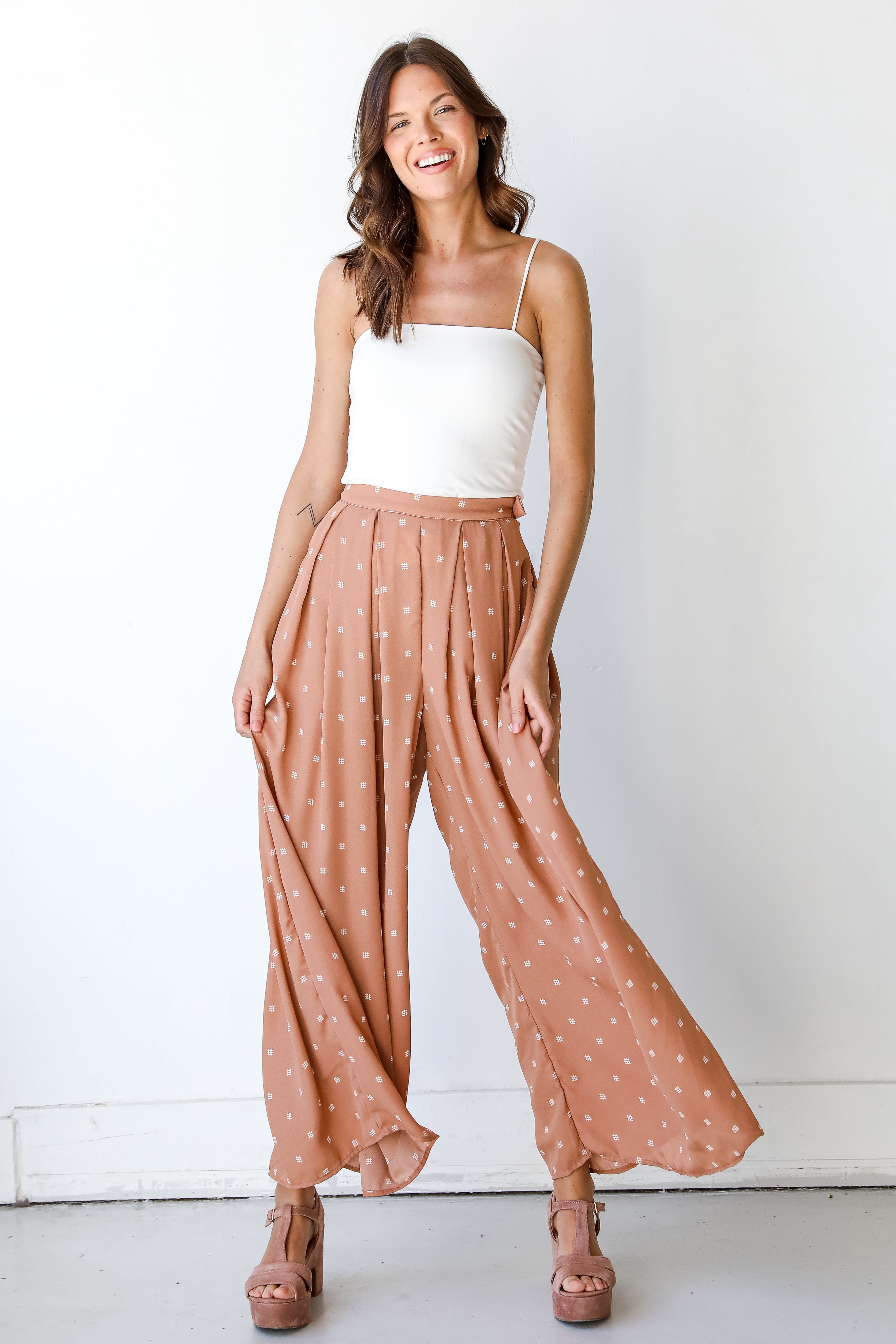 Wide Leg Pants front view