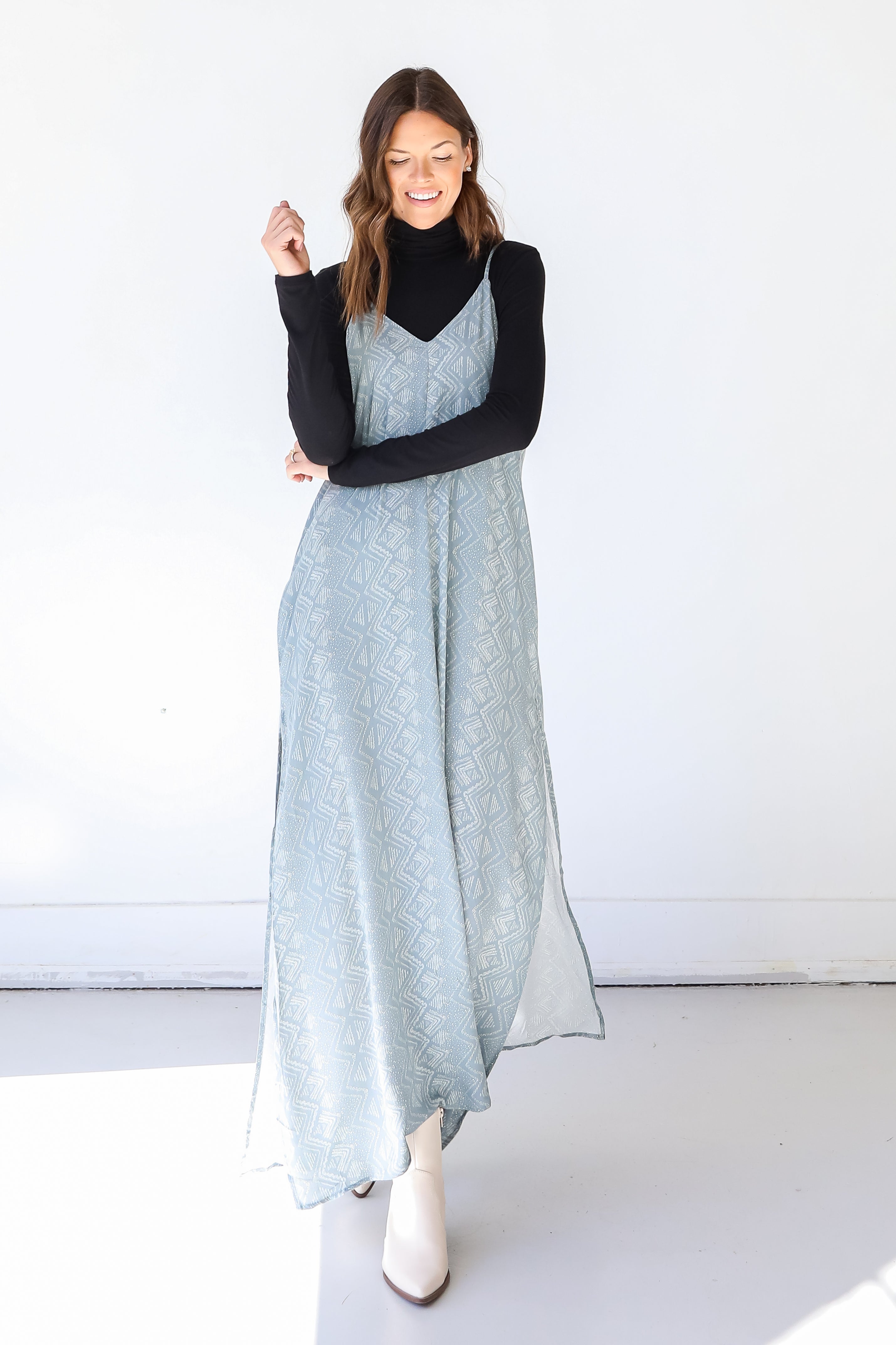 Maxi Dress Front View on model