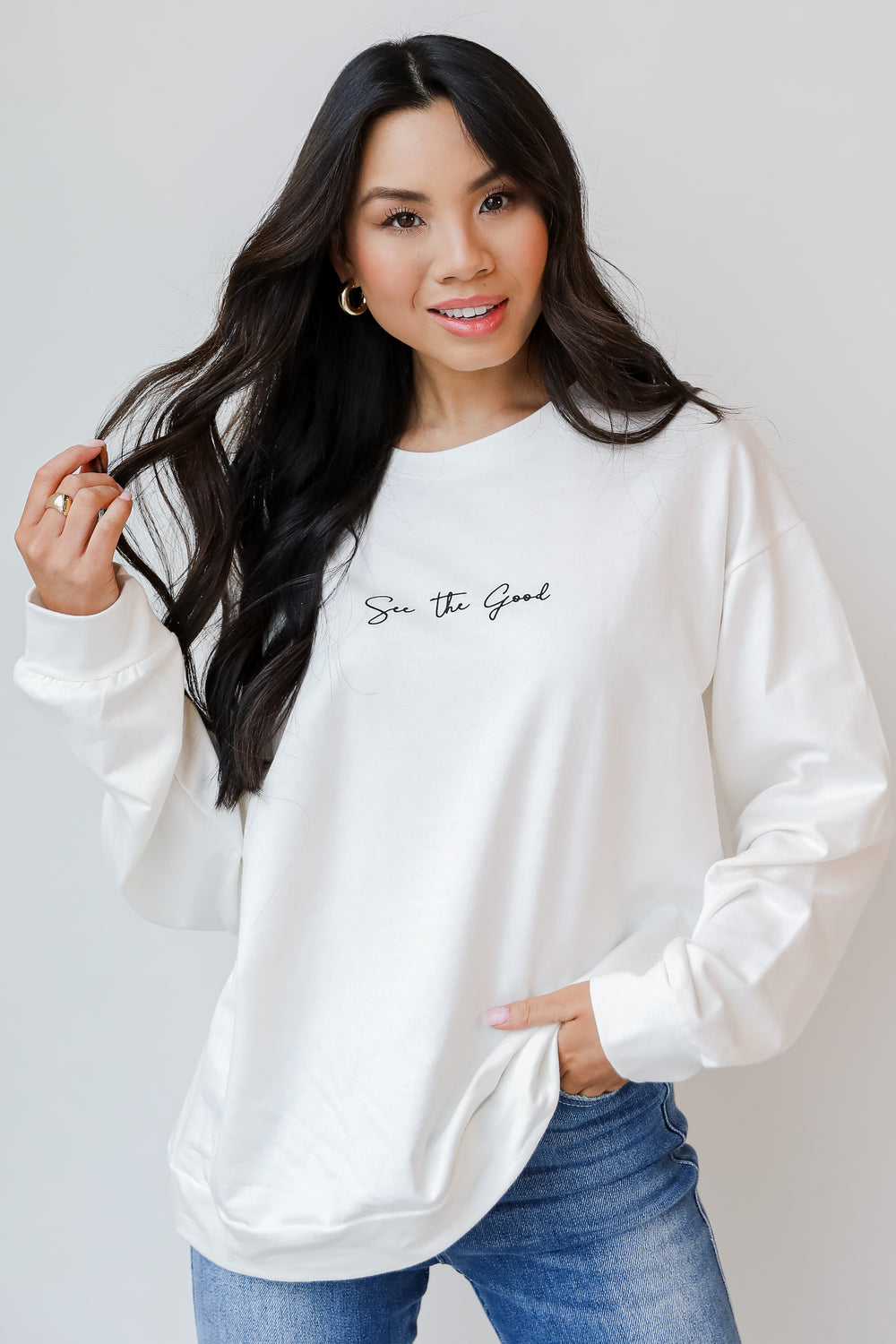 See The Good Pullover in ivory