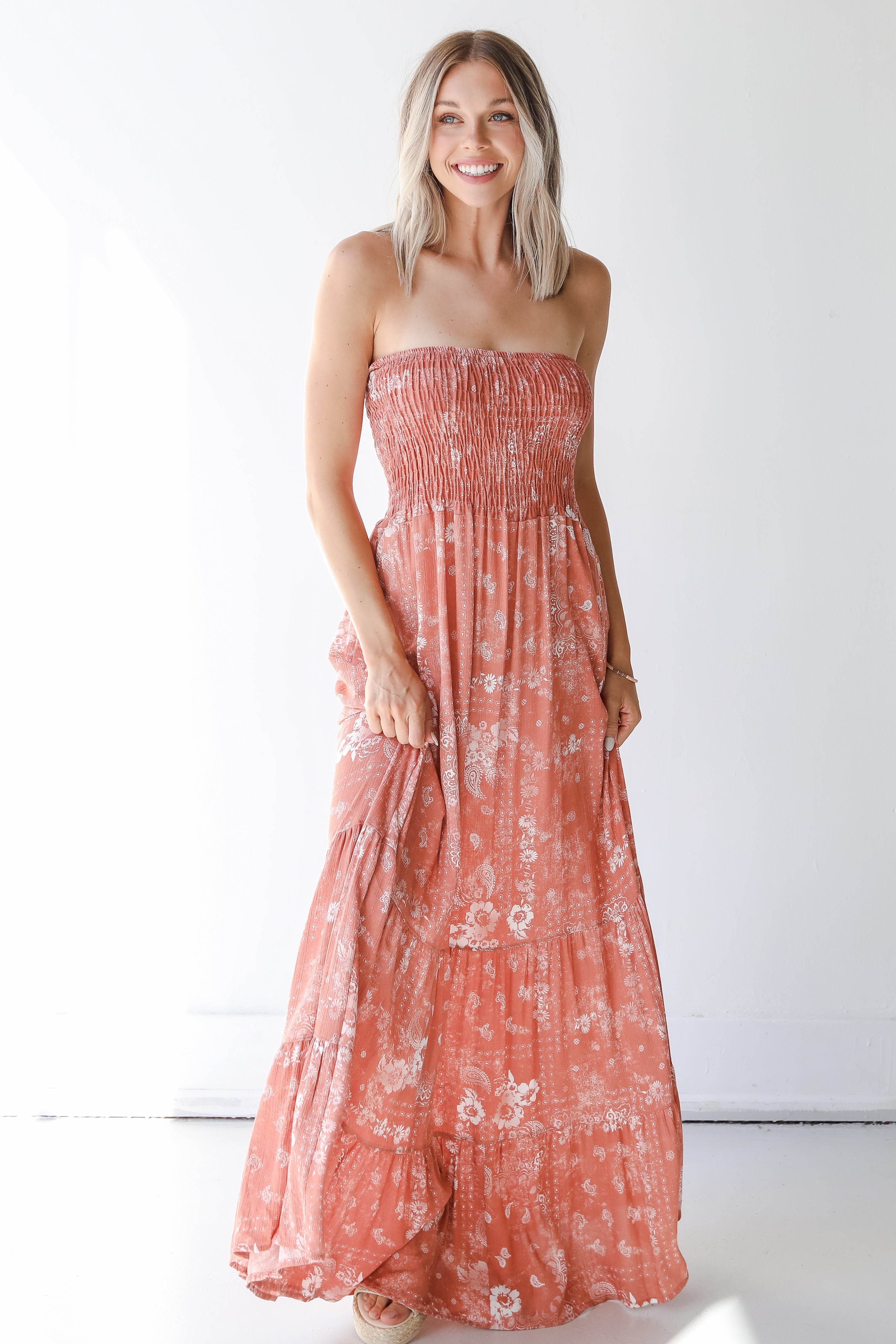 Strapless Maxi Dress