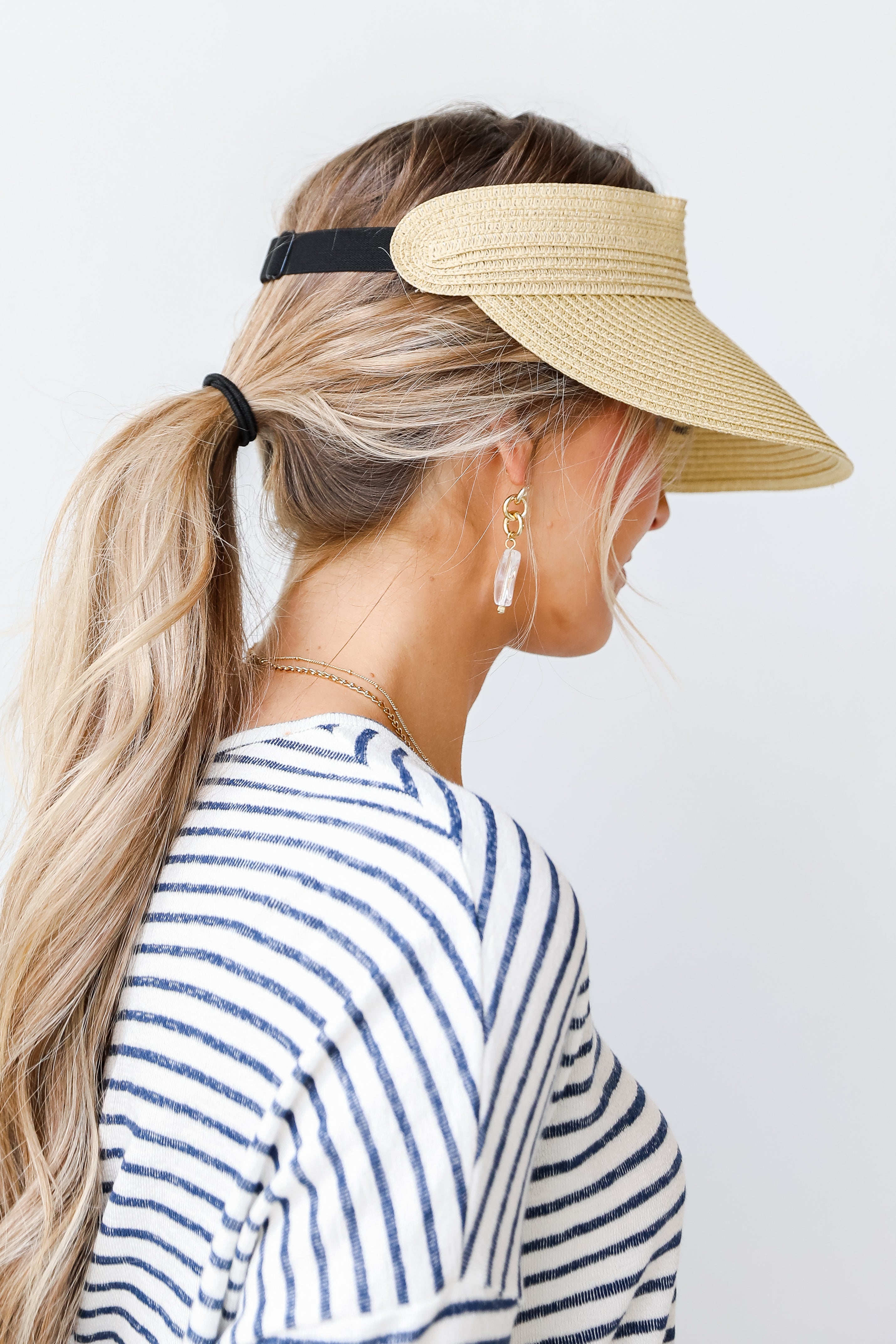 Straw Visor side view