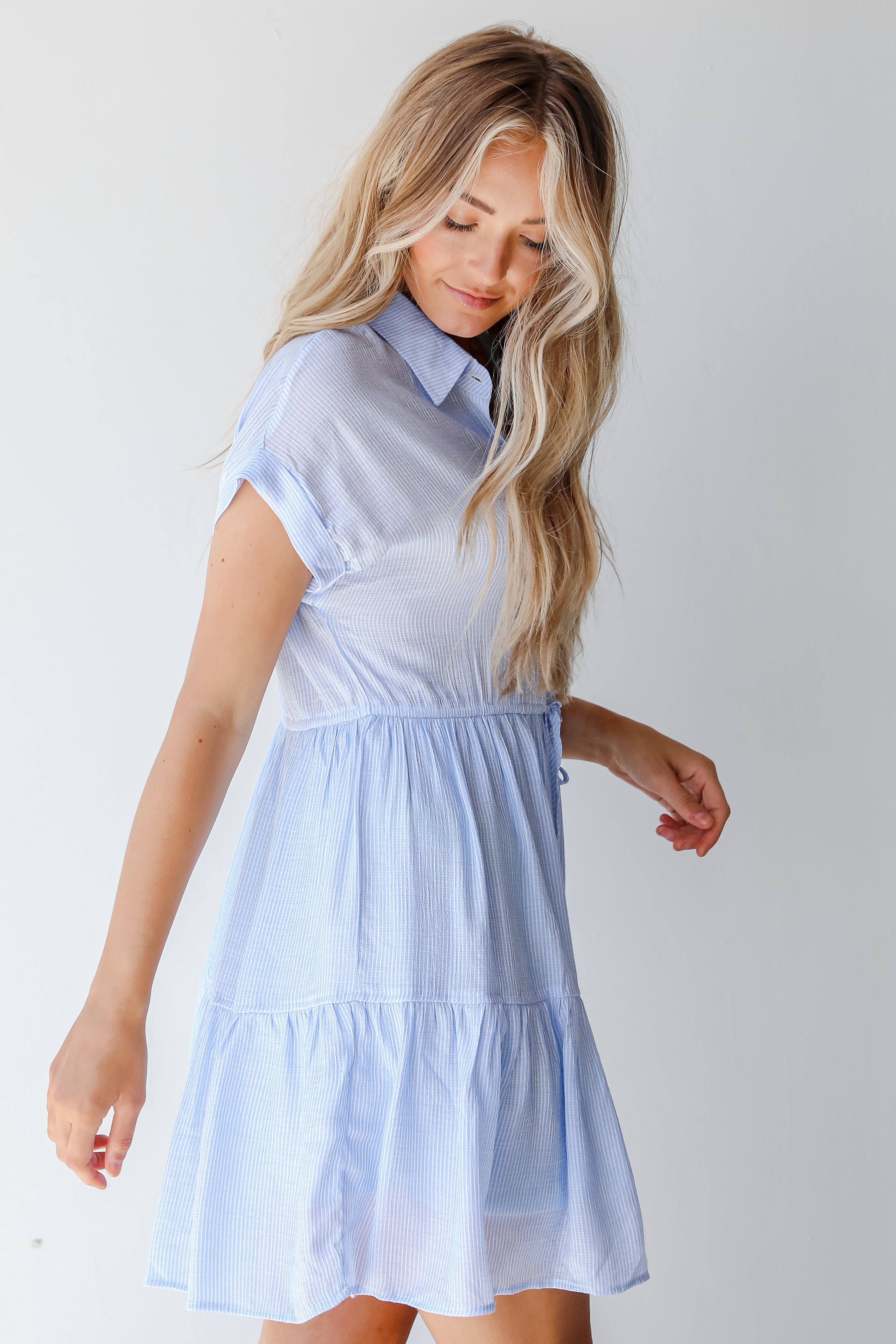 Find Me At The Beach Striped Mini Dress