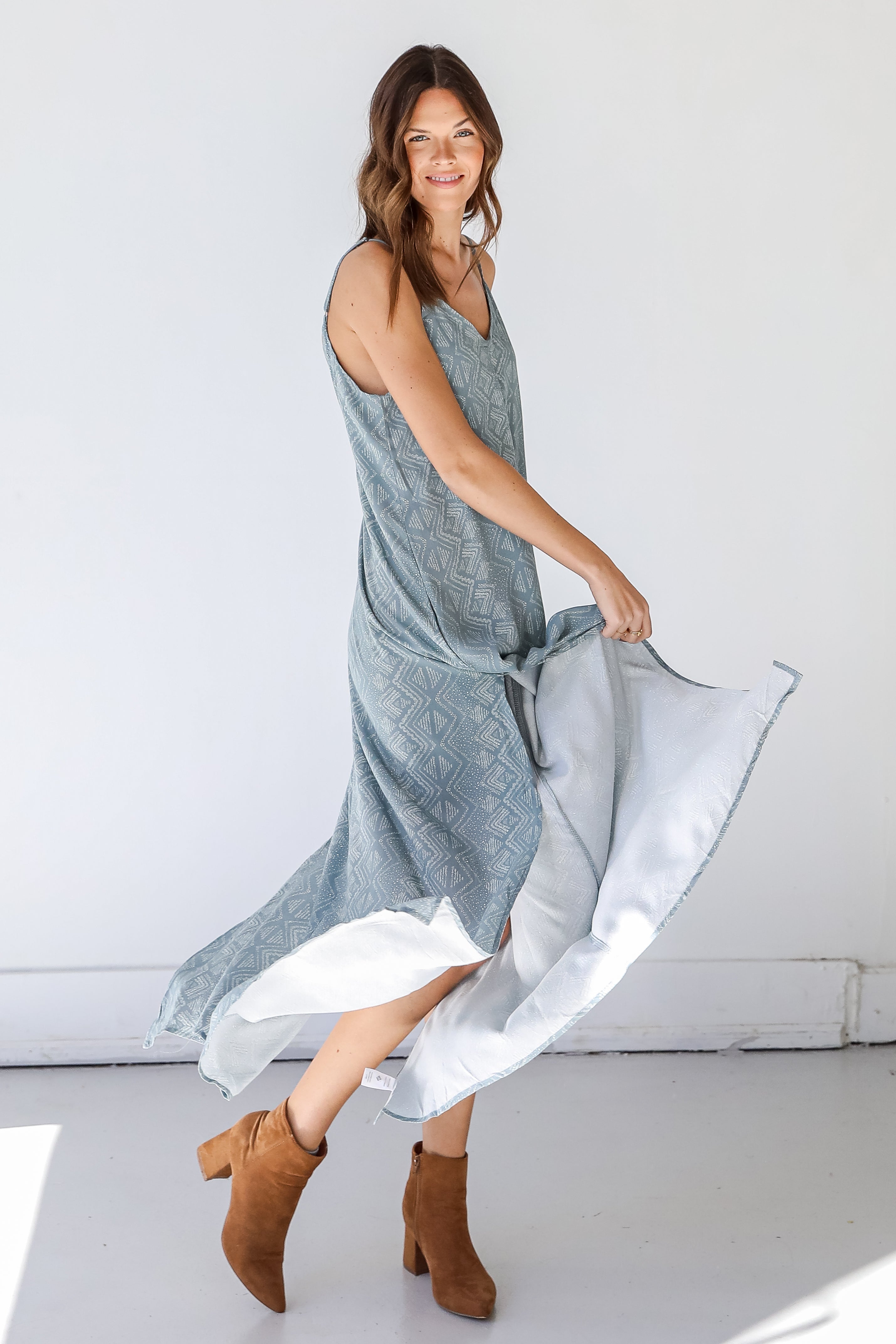 Maxi Dress on model