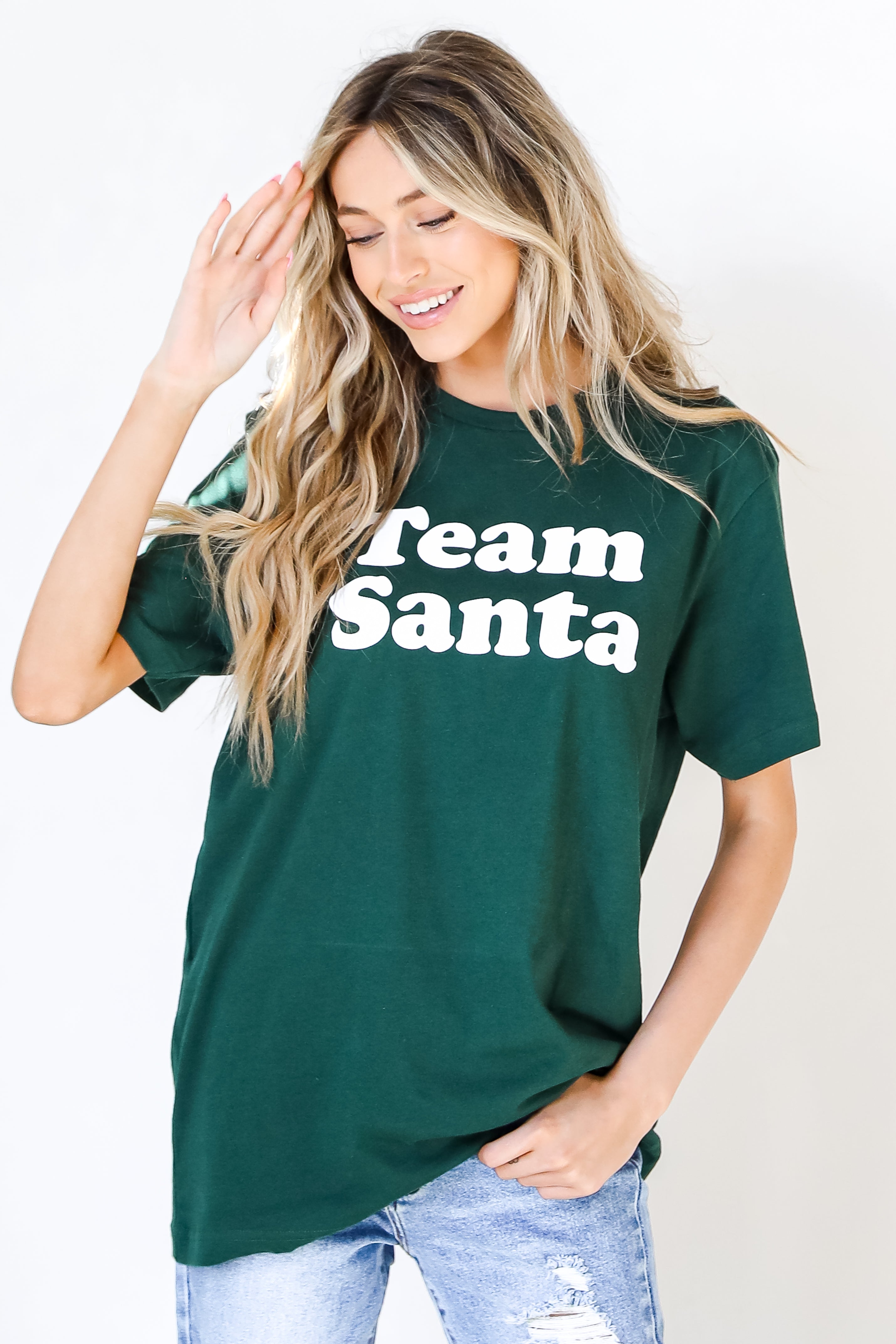 Team Santa Tee front view