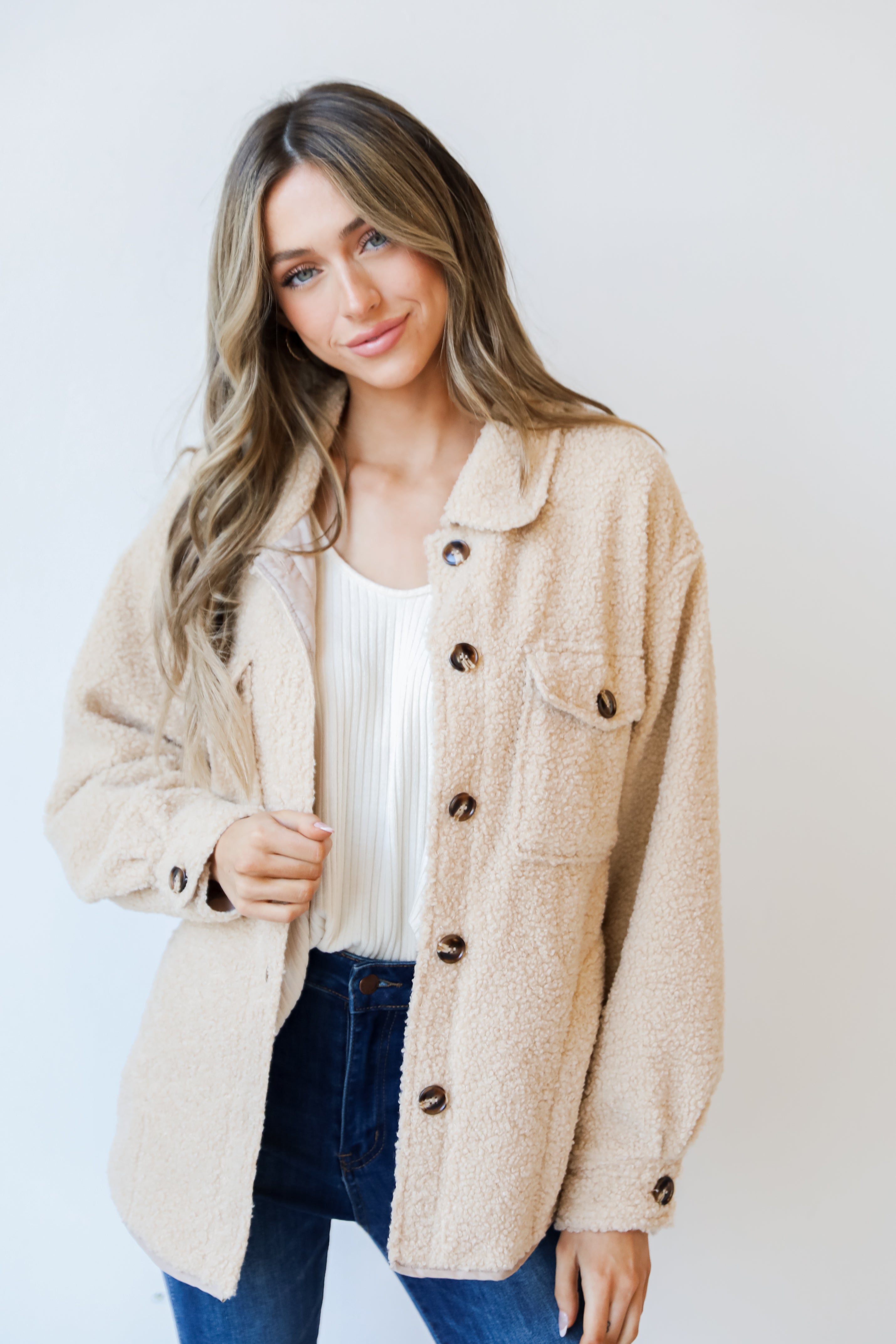 ivory Teddy Jacket