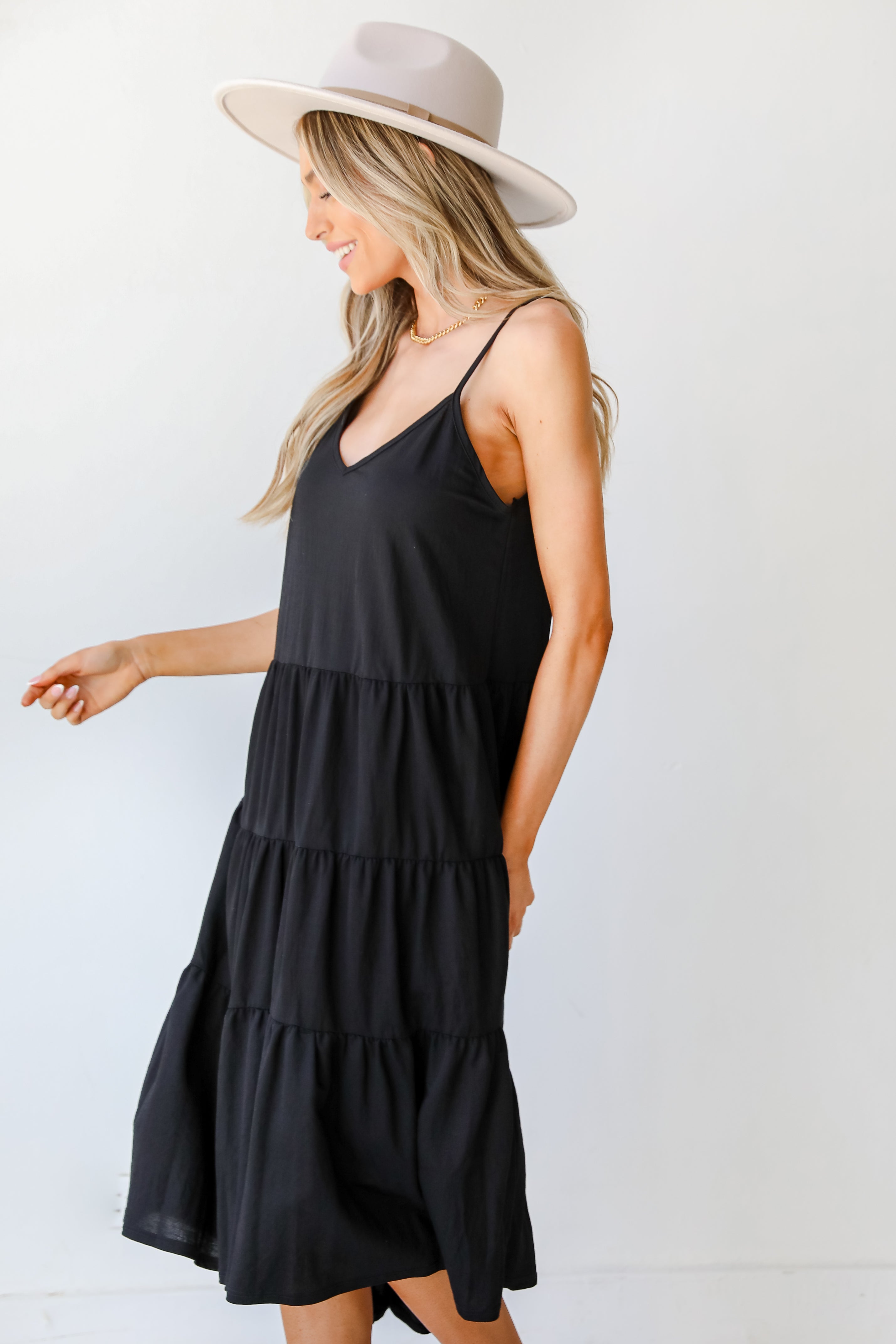 Tiered Midi Dress side view