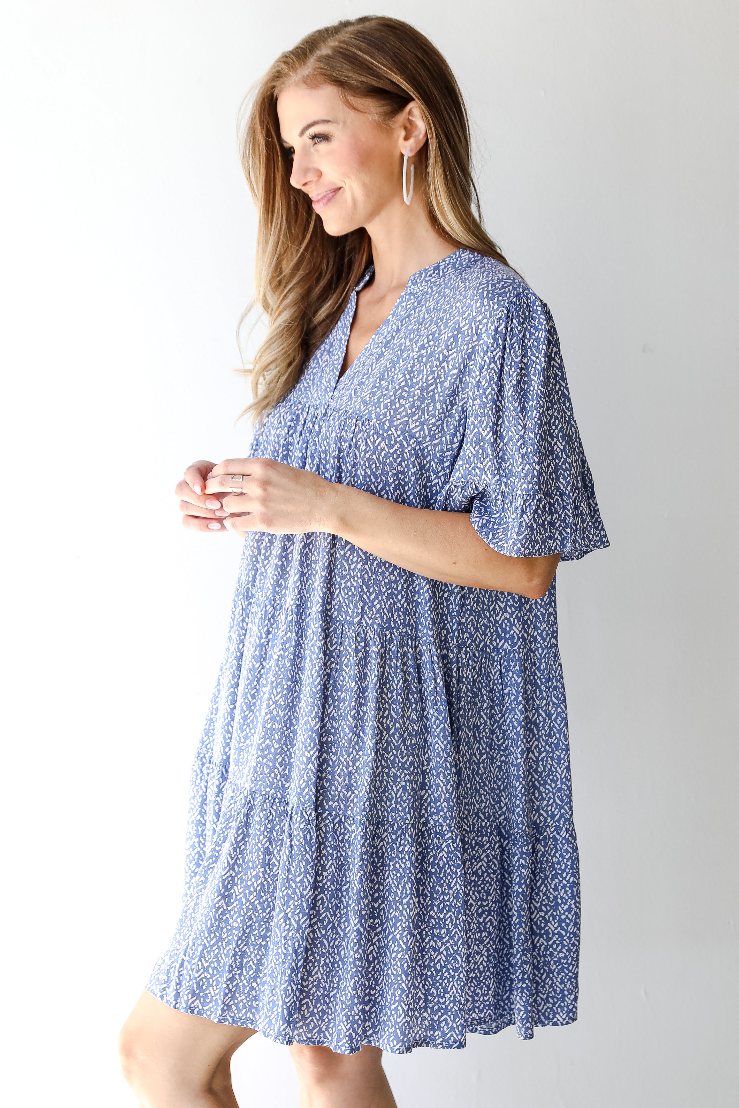 Tiered Mini Dress side view