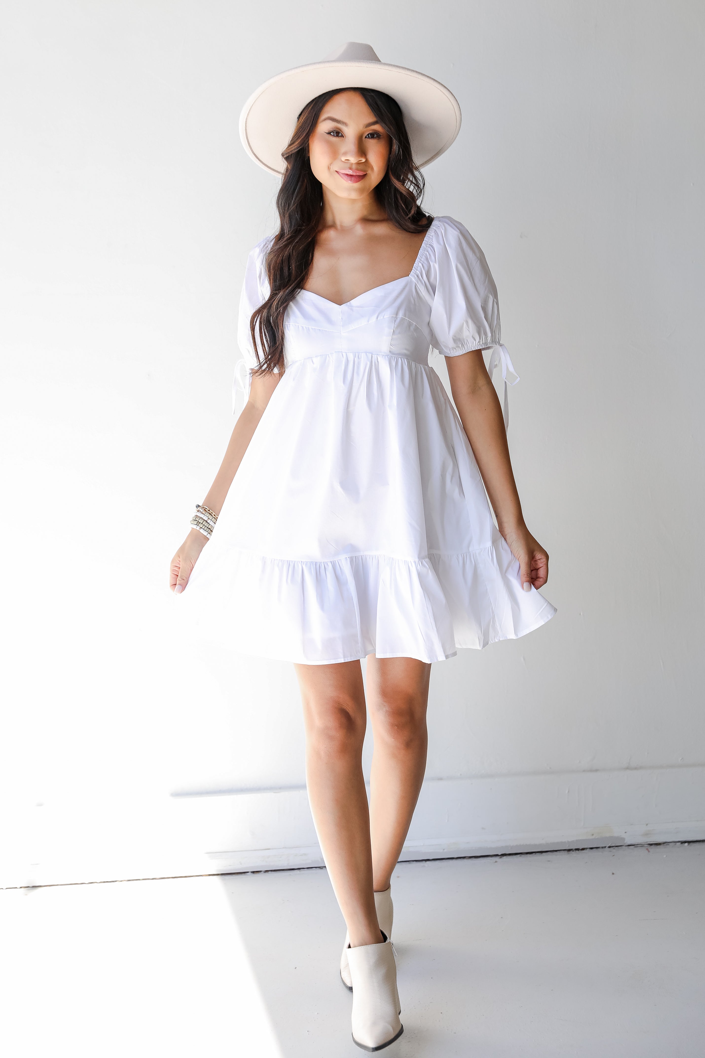 Babydoll Mini Dress front view