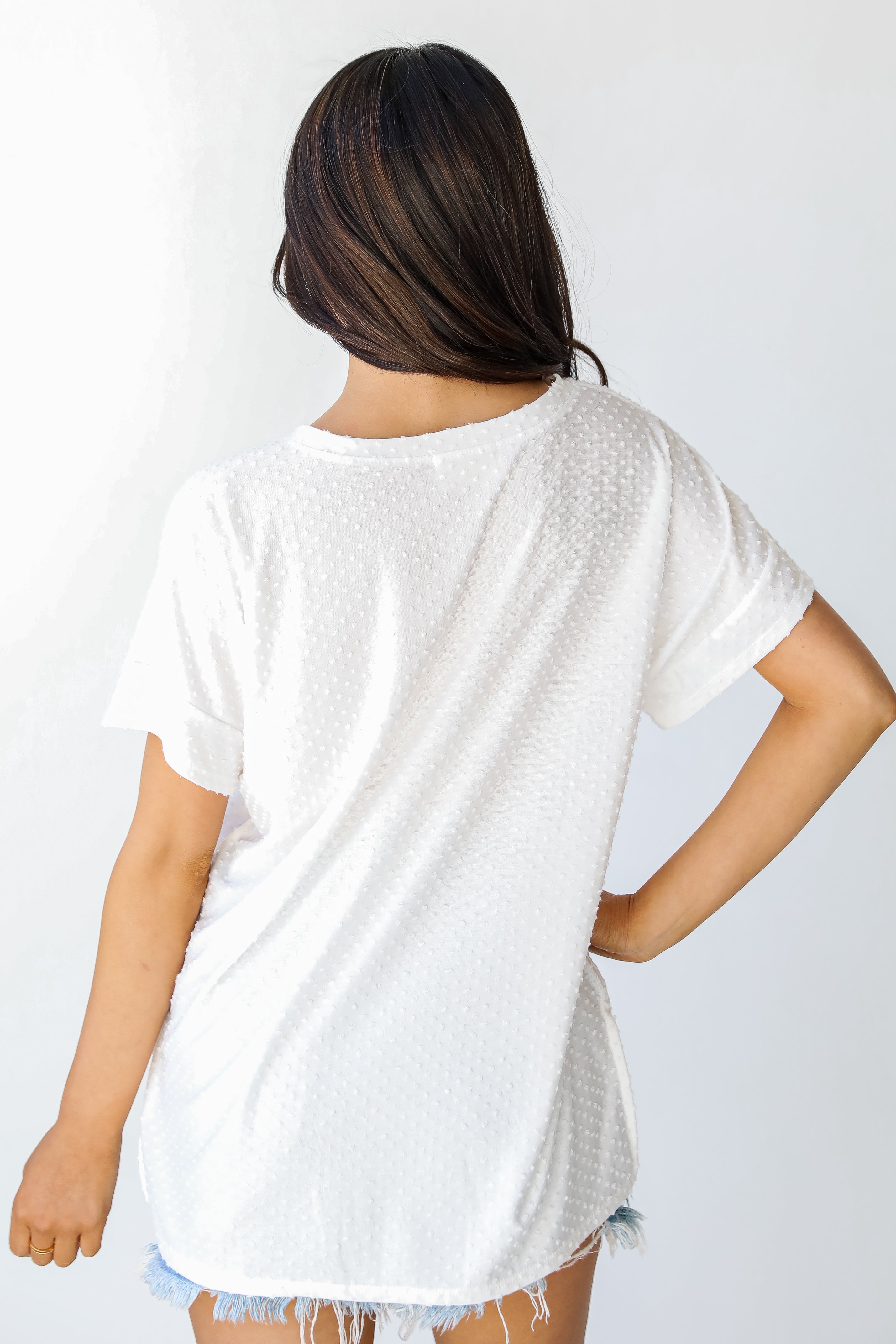 Swiss Dot Tee back view