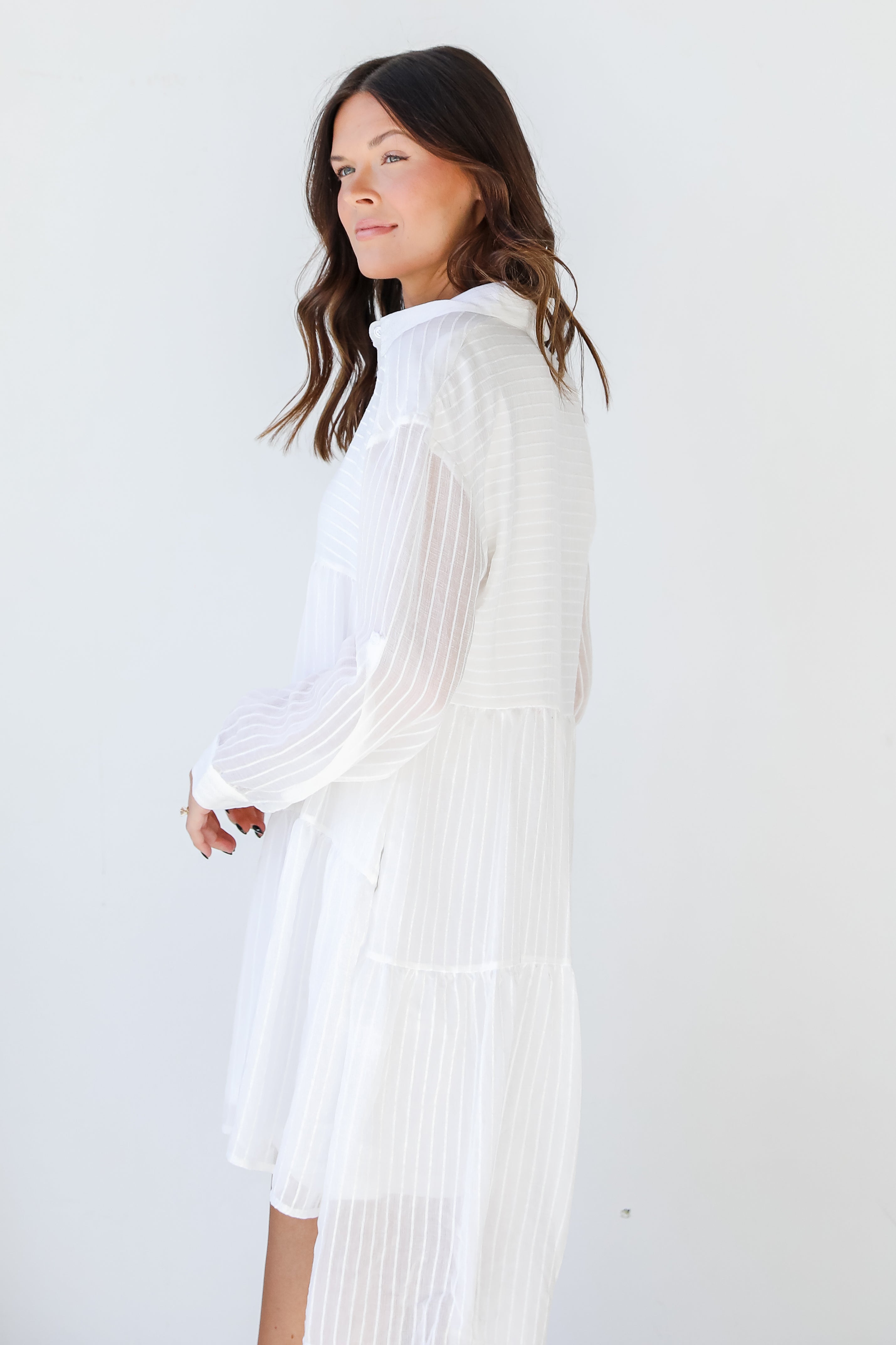 Tiered Mini Dress side view