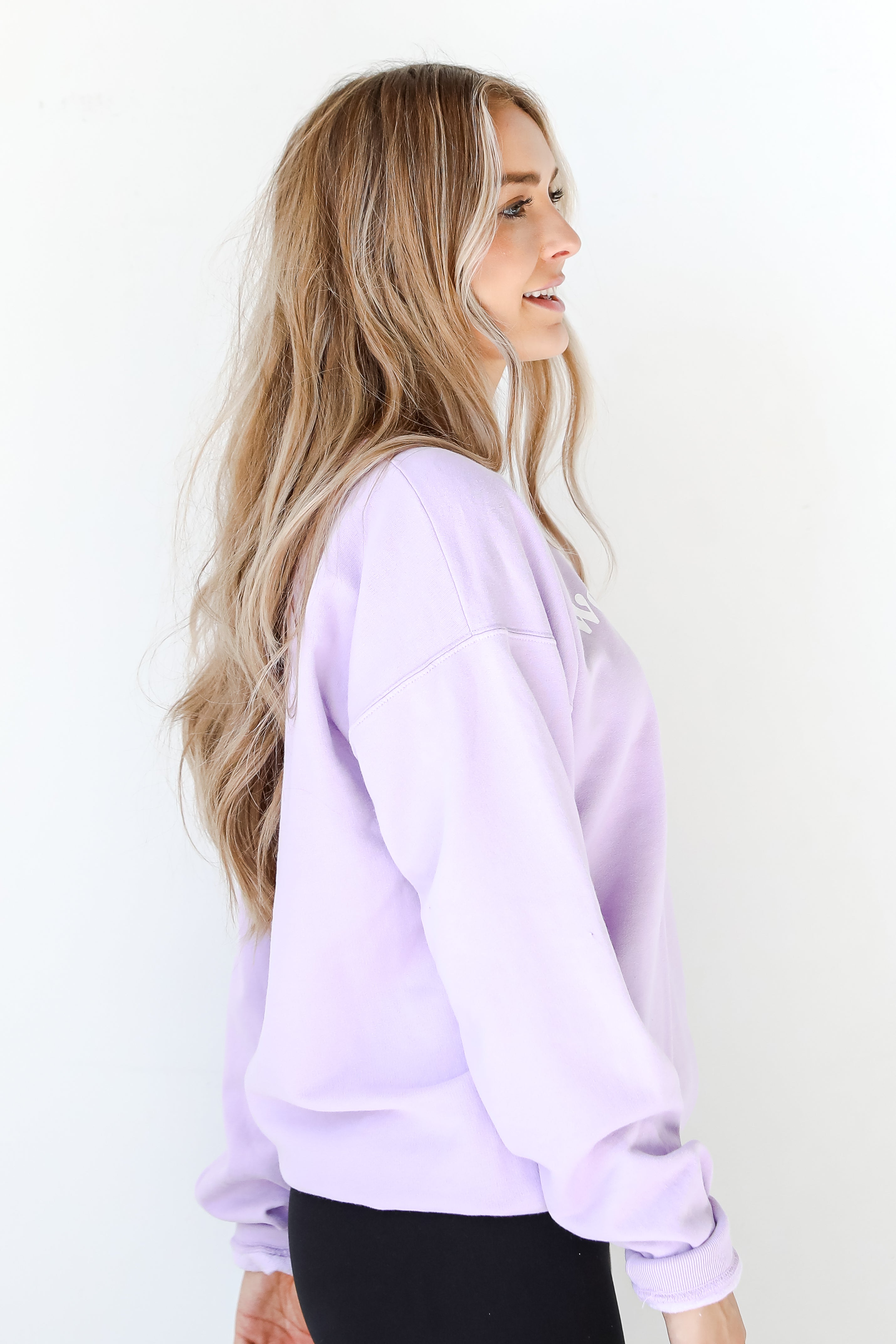 Lavender Woman Of God Pullover side view