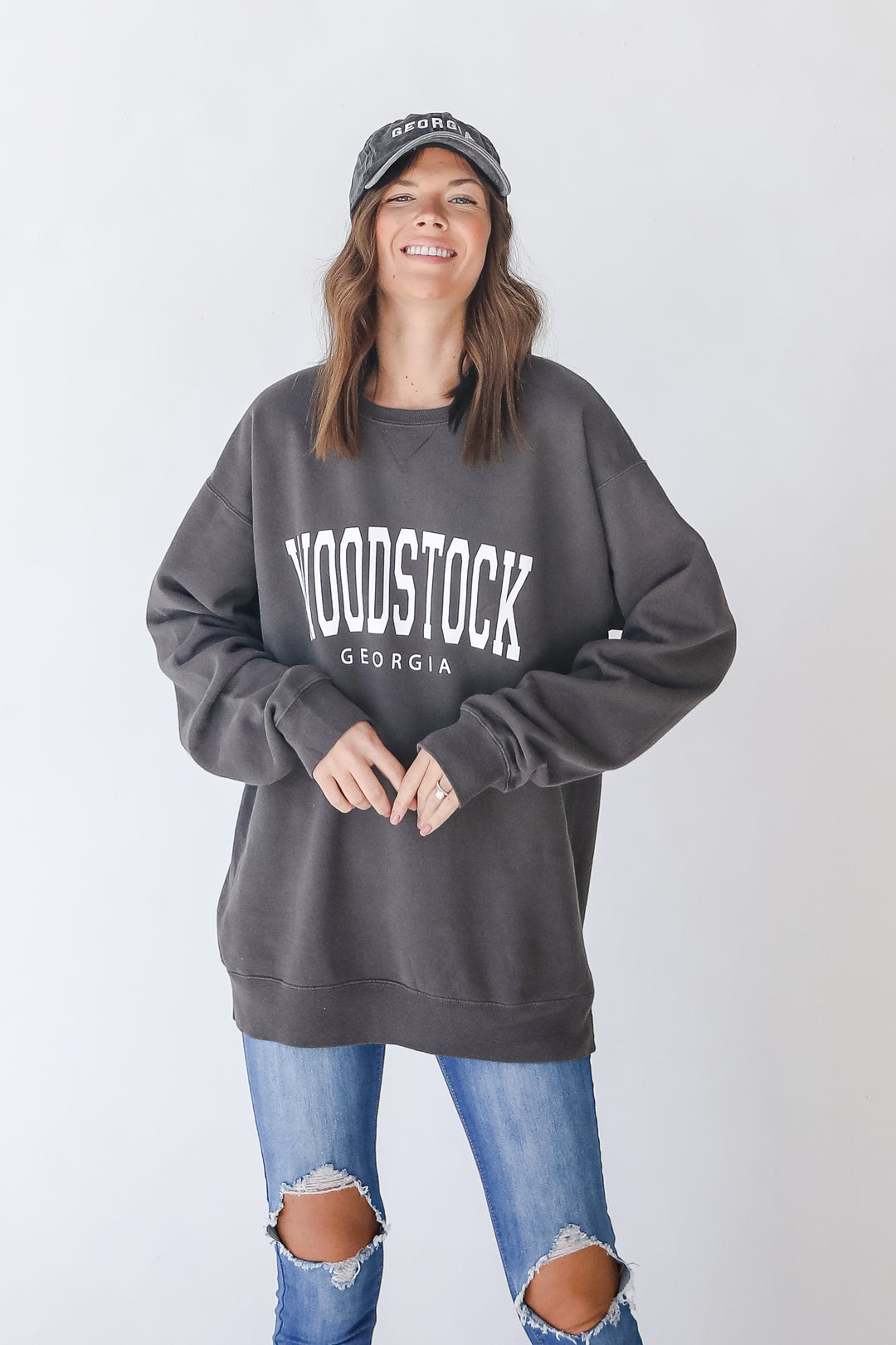 Woodstock Georgia Pullover front view