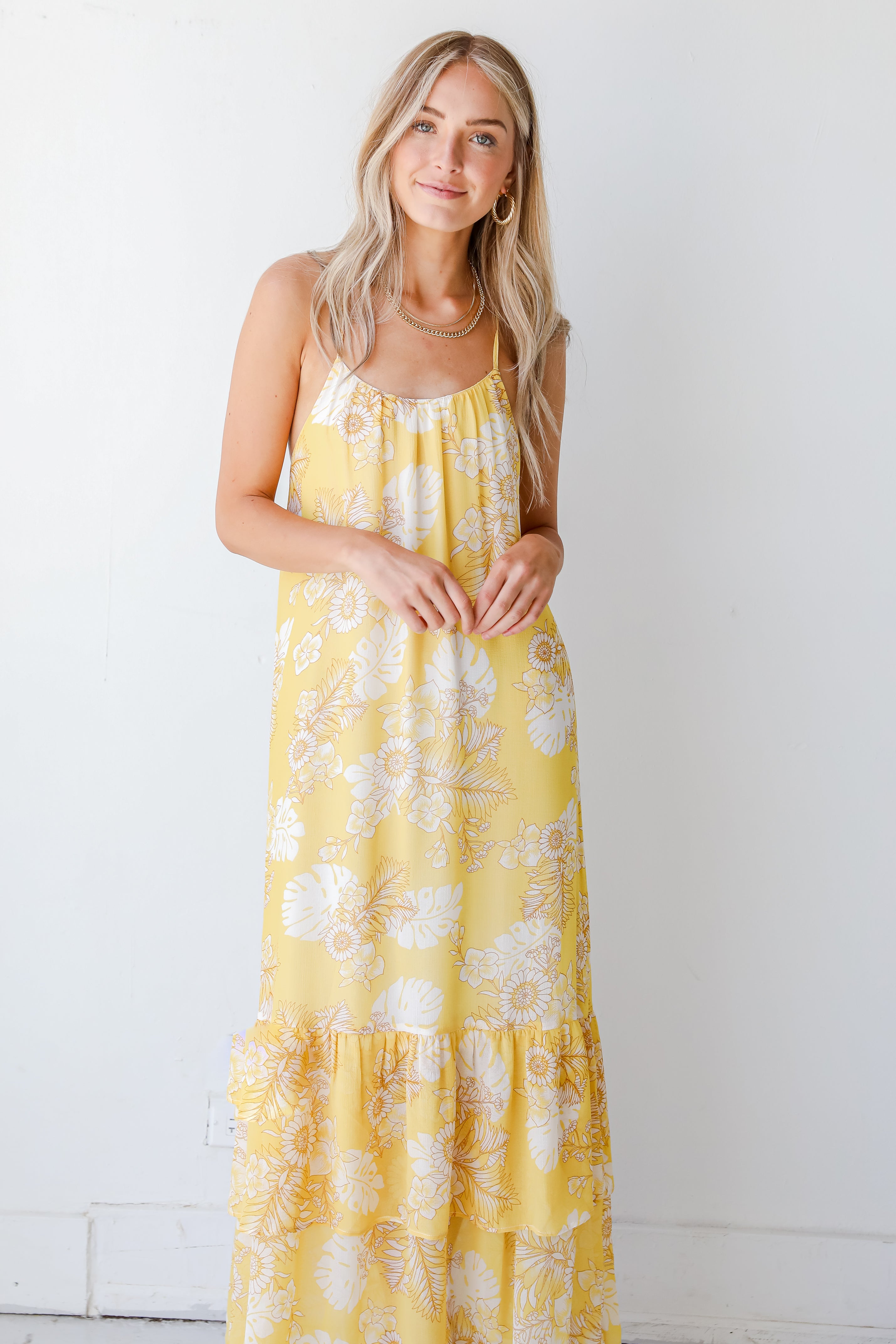 Maxi Dress on model