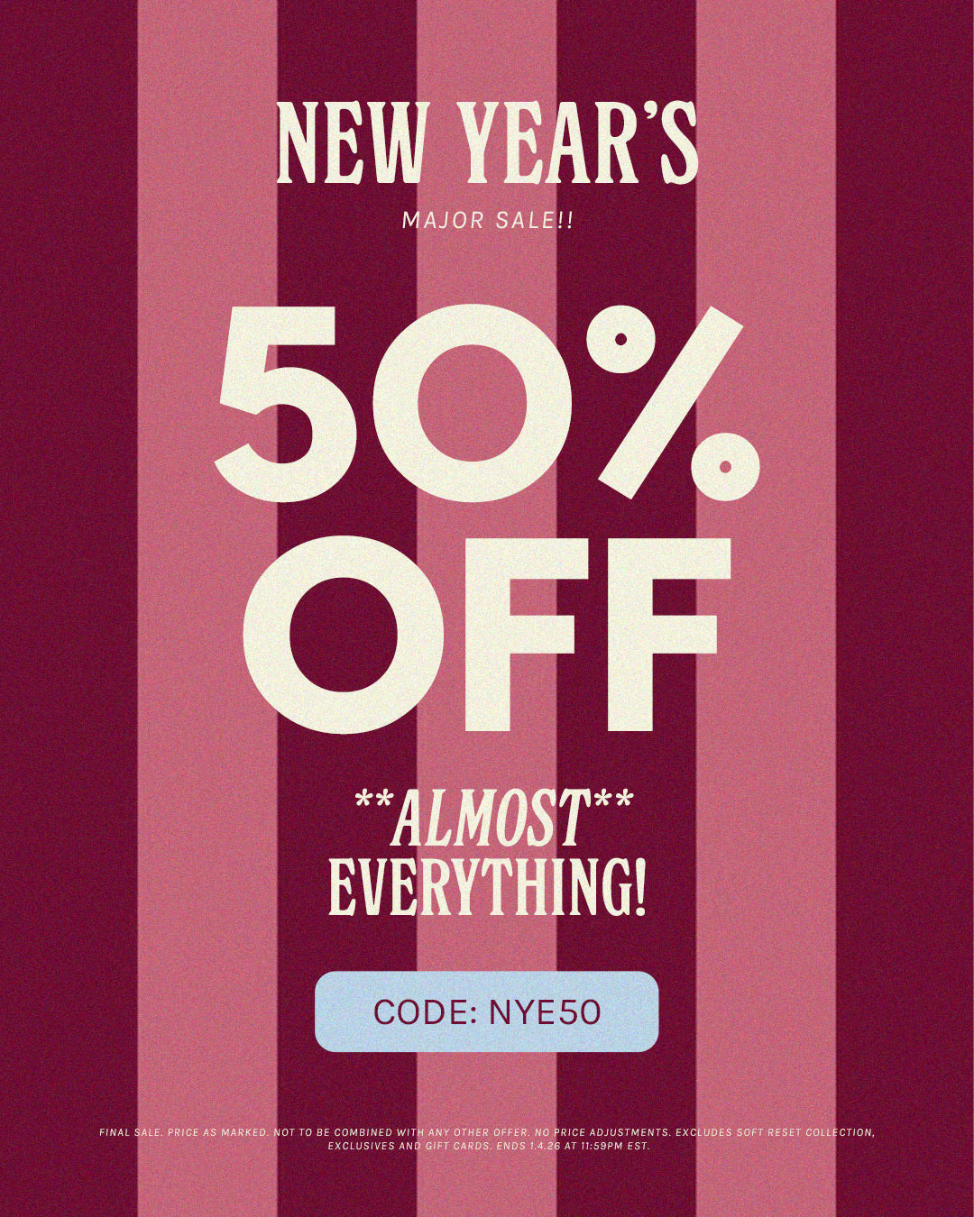 Massive Mid-Season Sale at ShopDressUp — 50% Off Now Through 1/4/2026