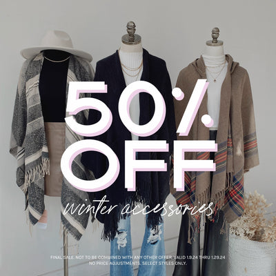 Winter Glamour on a Budget: Dive into Dress Up's 50% Off Accessories Extravaganza!