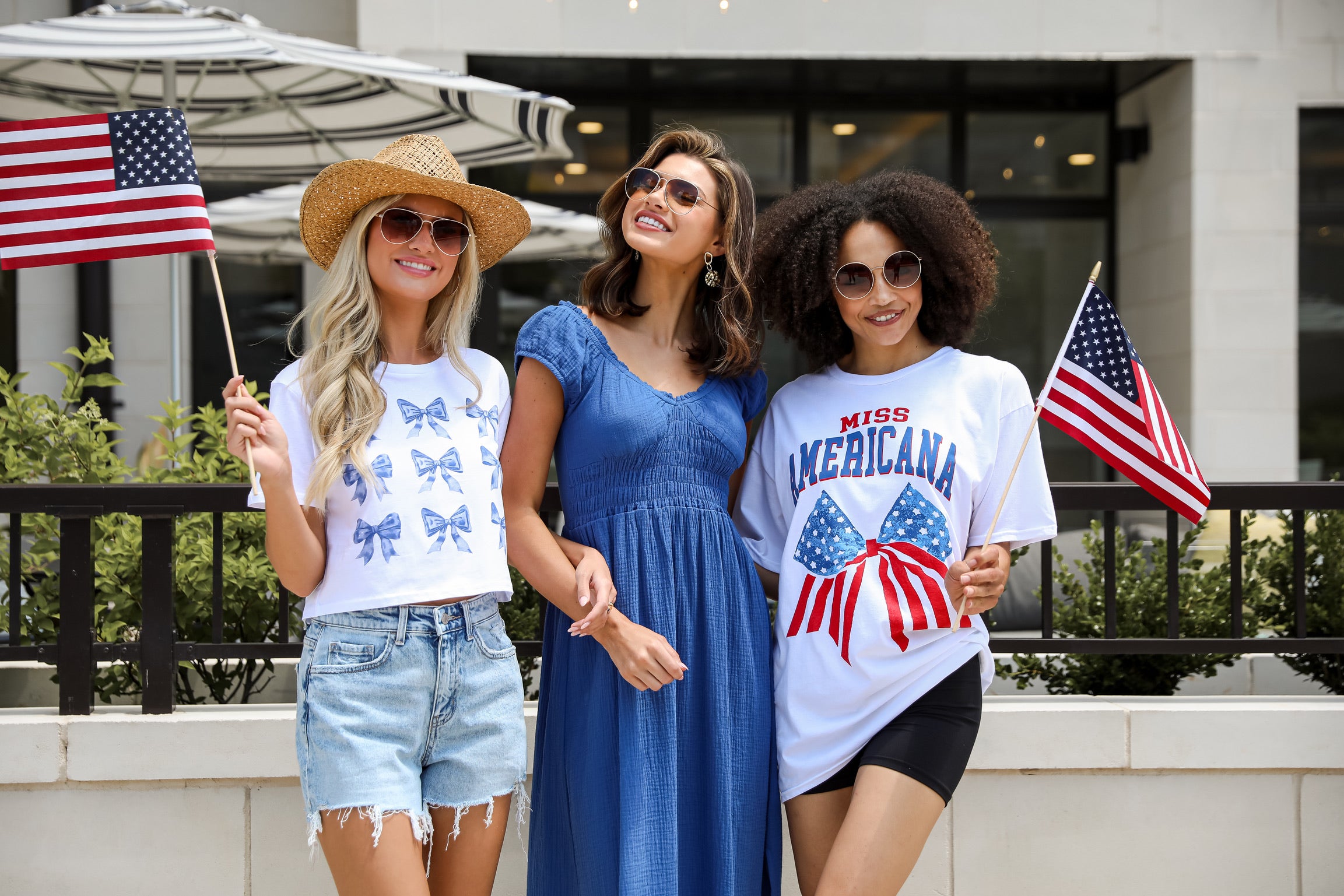 models wearing cute 4th of july outfits