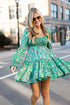 cute green Tiered Mini Dress | Dress Boutique Online | Dress Up
