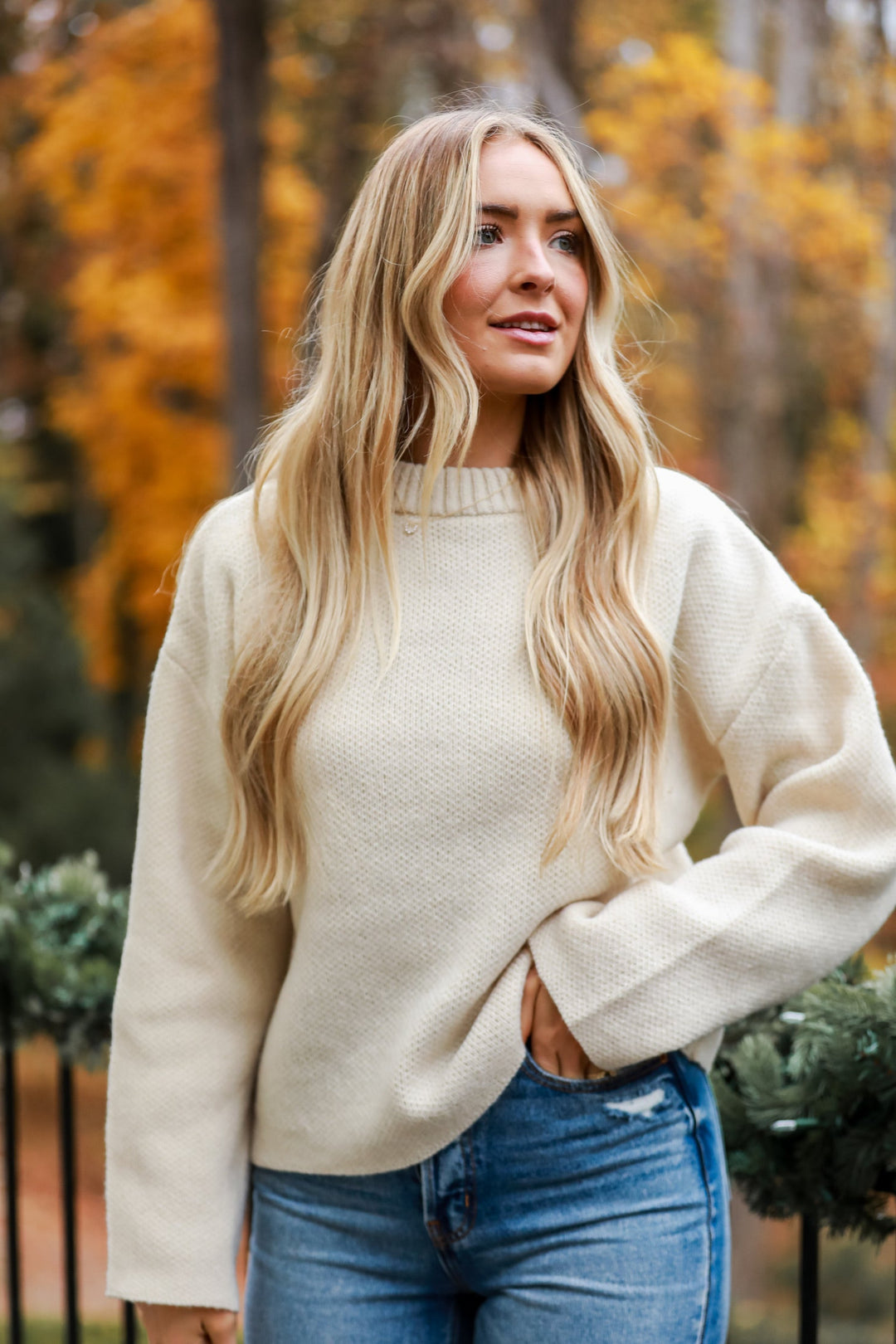 taupe Oversized Sweater