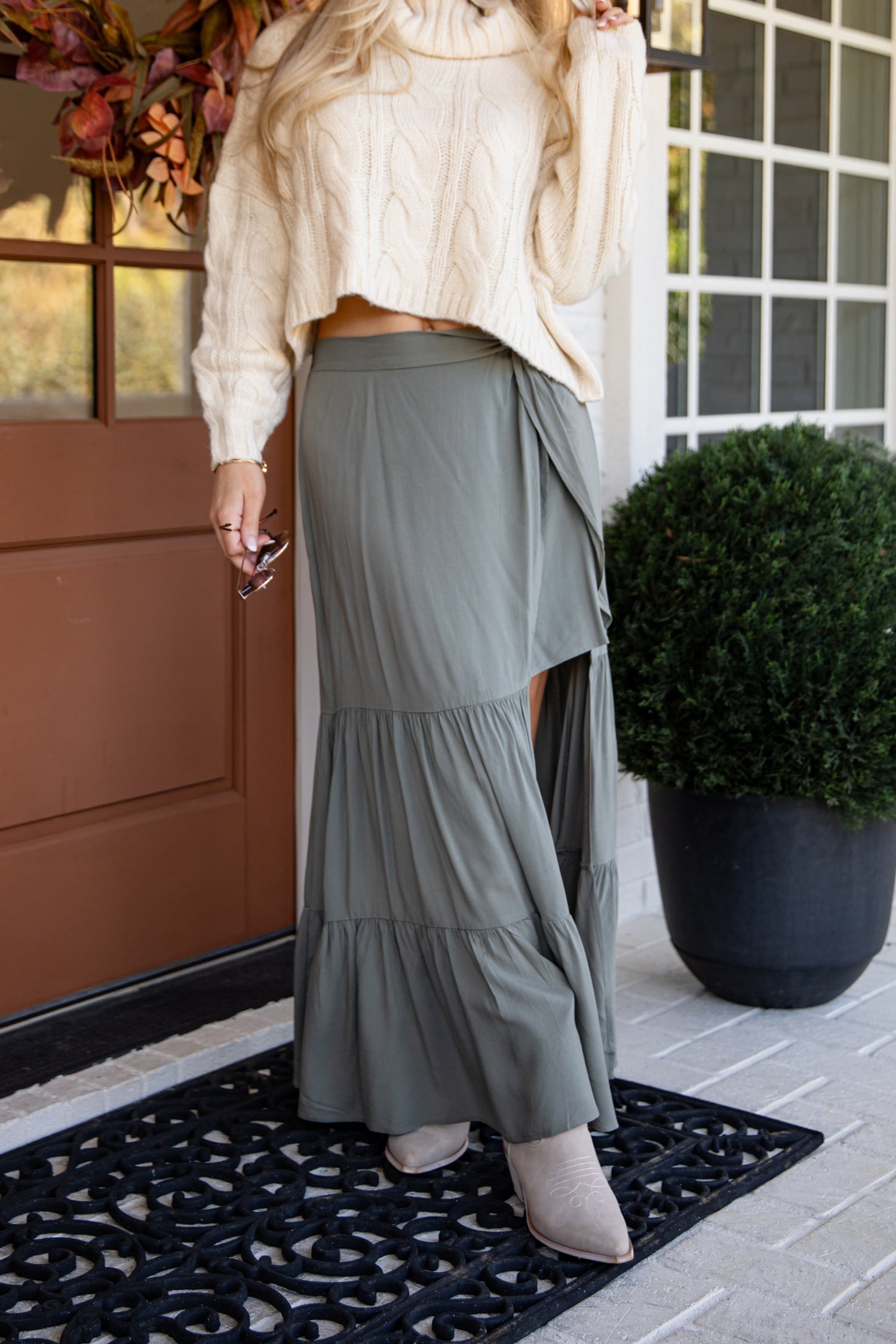 Reach Out To Me Maxi Skirt