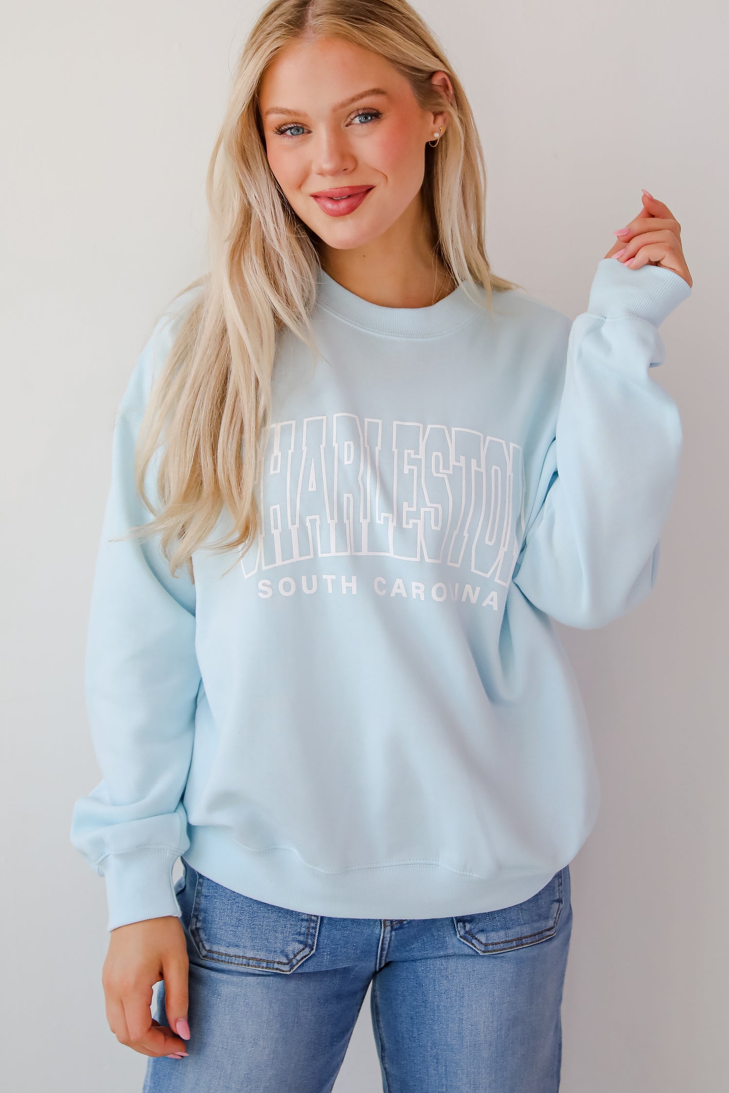 Light Blue Charleston South Carolina Sweatshirt